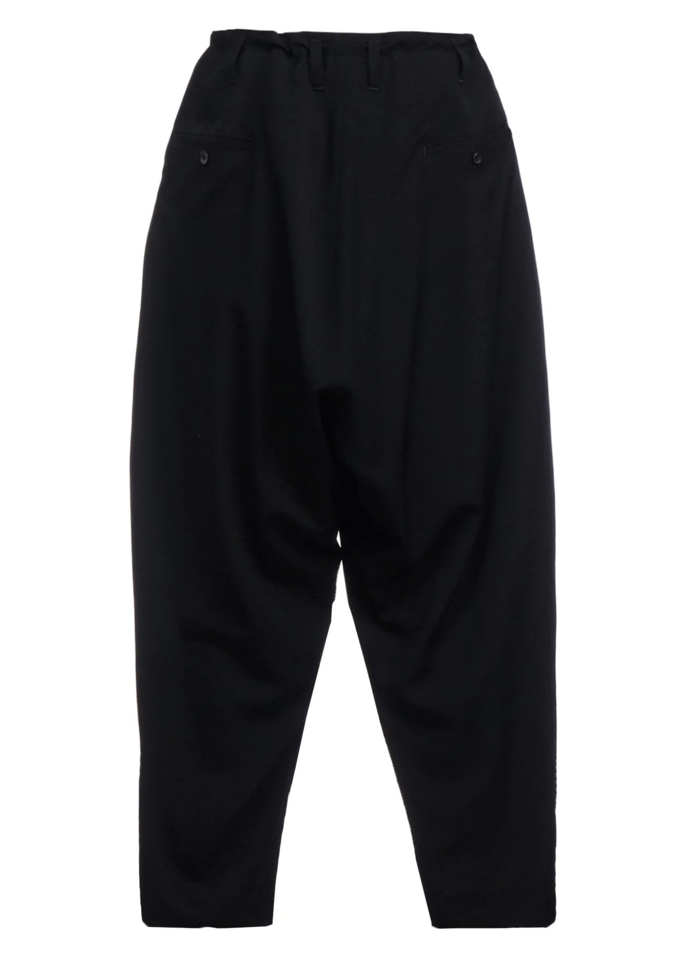Yohji Yamamoto Yohji Yamamoto Pour Homme - WOOL GABARDINE SIDE TUCK PANTS Size US 32 / EU 48 - 19 Thumbnail