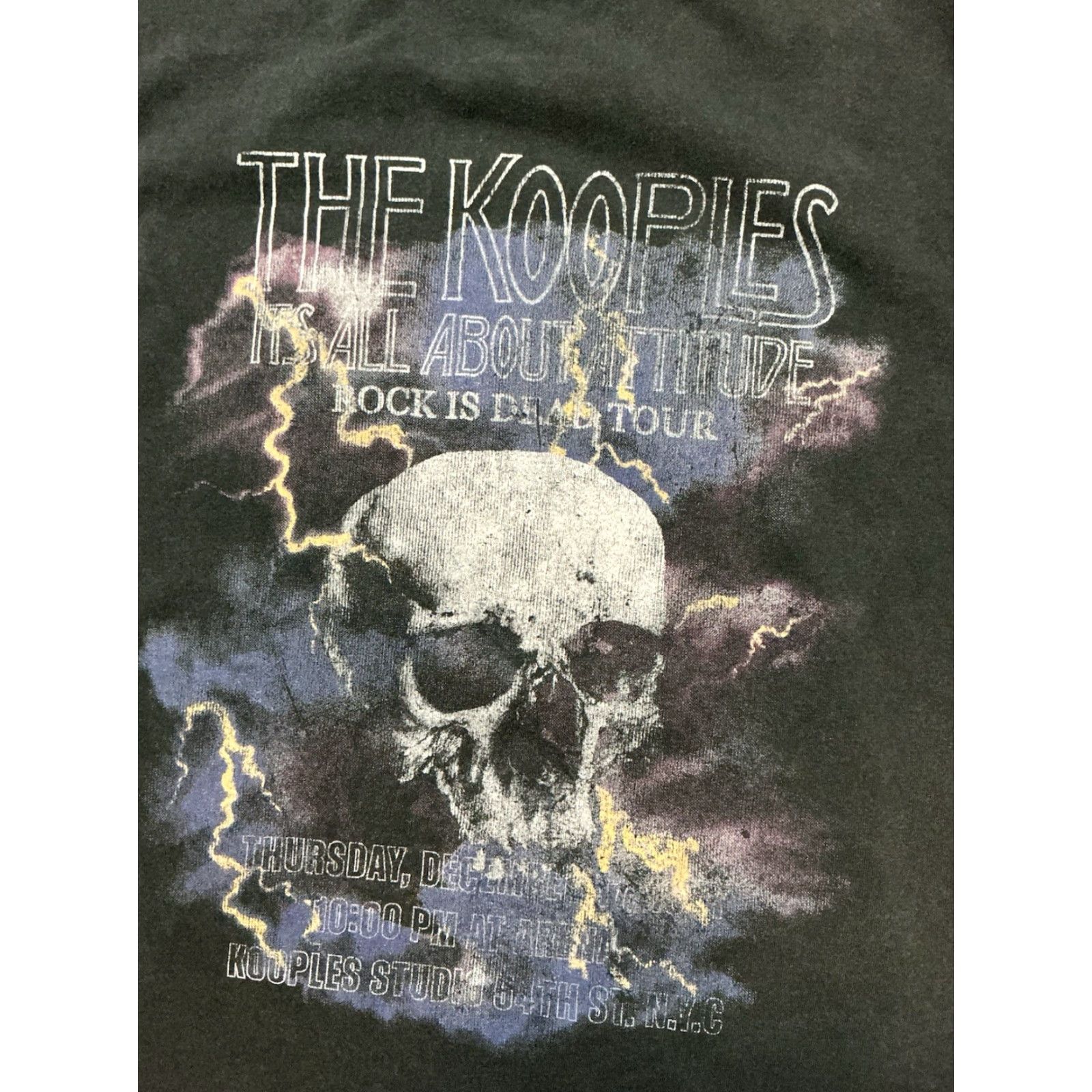 The Kooples VINTAGE The Kooples It’s All About Attitude Rock Is Dead Tour Skull Graphic T-Shirt Sz.2 Mens Size US XS / EU 42 / 0 - 2 Thumbnail