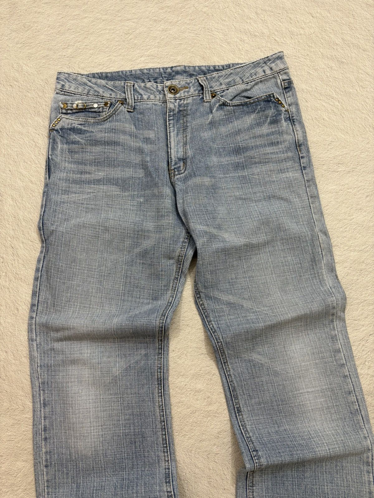 Hysteric Glamour 2000s Studet punk japan bootcut Denim y2k style Size US 33 - 7 Thumbnail