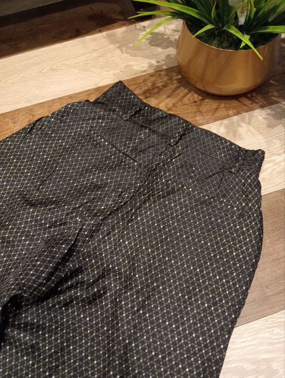 Fendi FENDI BLACK LUXURY SILK WIDE LEG TROUSERS PANTS Size 25" / US 0 / IT 36 - 11 Thumbnail