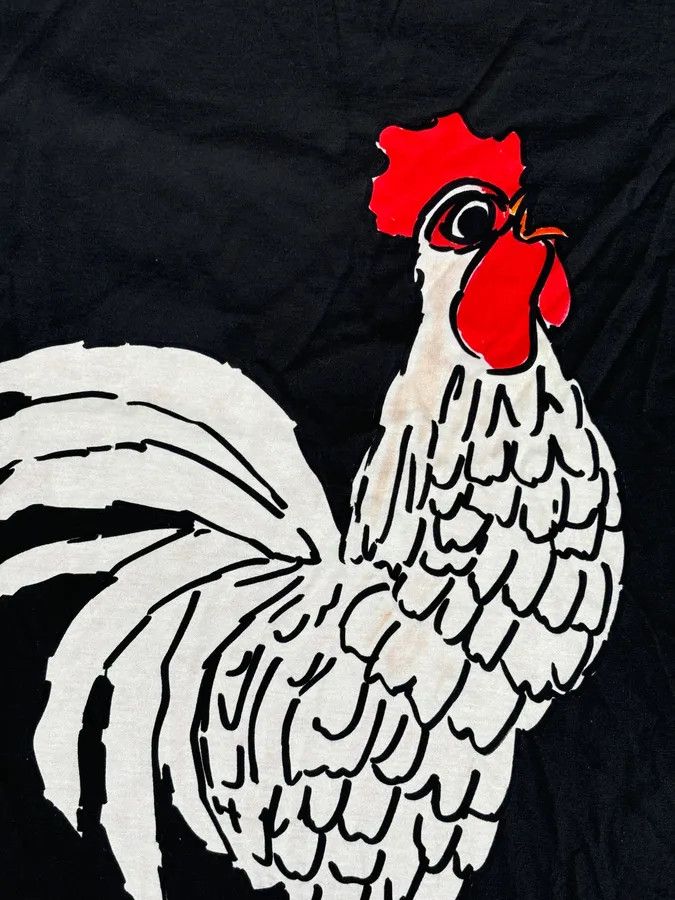 Dolce & Gabbana Dolce & Gabbana Frenchie Rooster Black T-Shirt Size US M / EU 48-50 / 2 - 7 Thumbnail