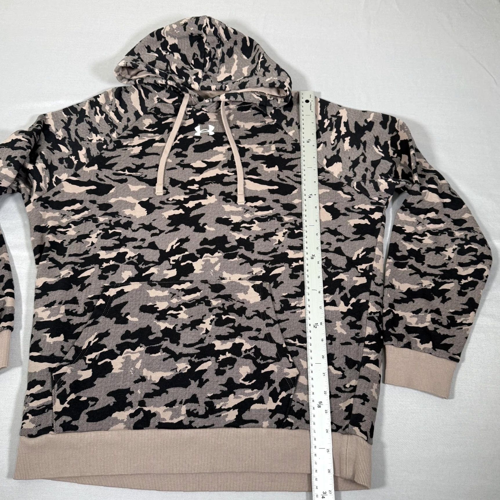 Under Armour Under Armour Hoodie Mens Medium Beige Camo Pullover Fleece Sweater Outdoor Hunt Size US M / EU 48-50 / 2 - 5 Thumbnail
