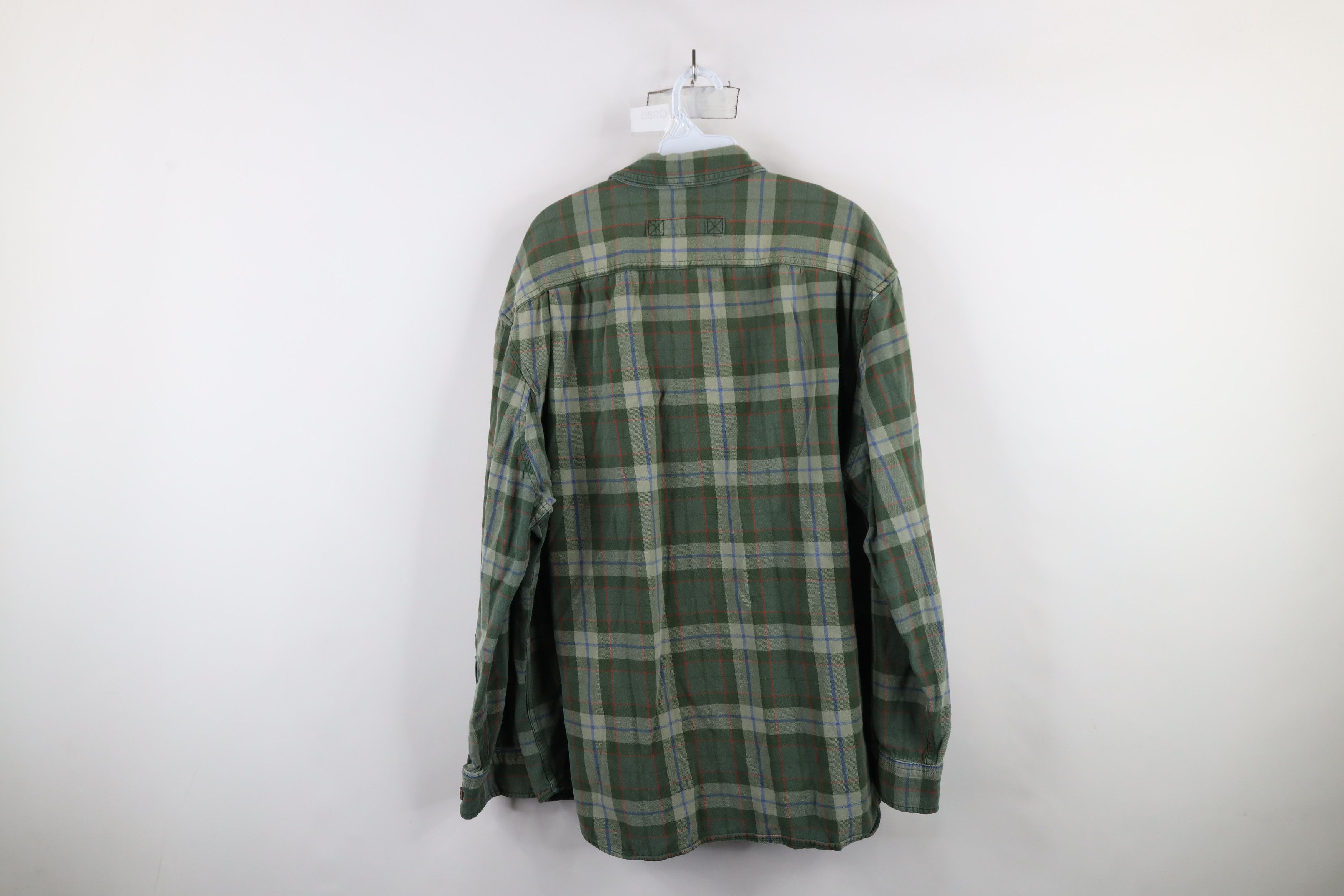 Duluth Trading Company × Vintage Duluth Trading Co Collared Button Down Shirt Green Plaid Size US XL / EU 56 / 4 - 7 Thumbnail