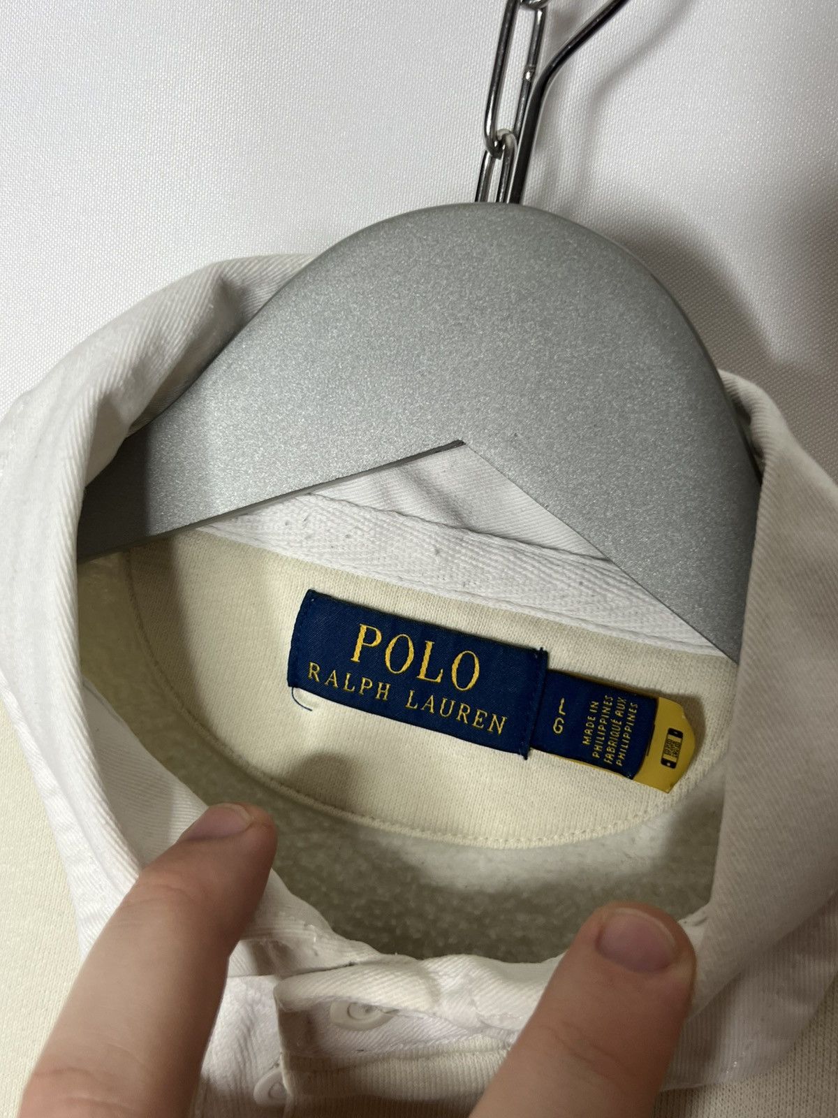 Polo Ralph Lauren Polo Ralph Lauren Big Logo Polo Shirt Long Sleeve Sweatshirt Size US L / EU 52-54 / 3 - 7 Thumbnail