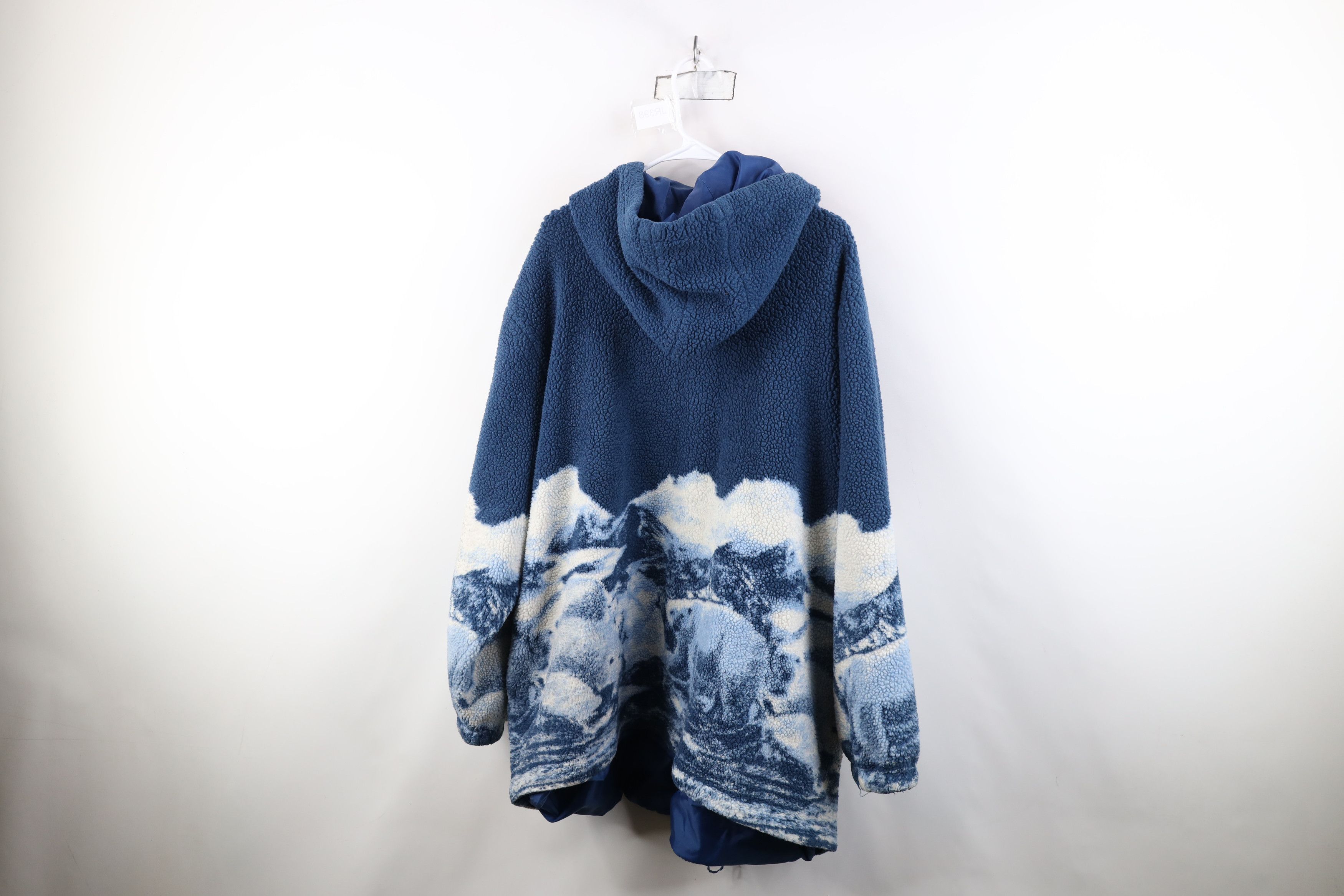 Vintage Vintage 90s Streetwear Reversible Polar Bear Fleece Jacket Size 4XL / US 24-26 - 10 Thumbnail