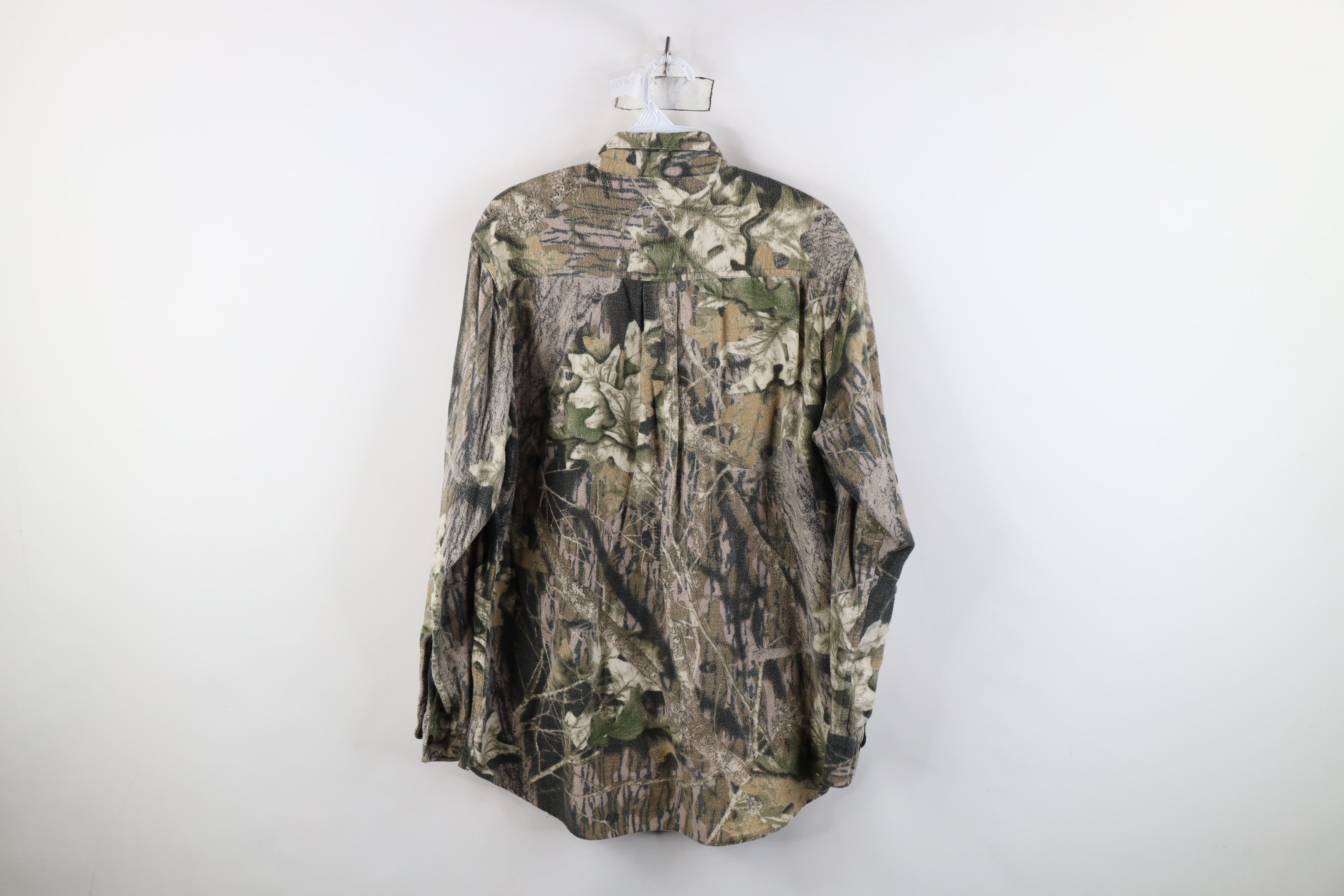 Vintage Vintage 90s Streetwear Camouflage Chamois Cloth Button Shirt Size US XL / EU 56 / 4 - 8 Thumbnail