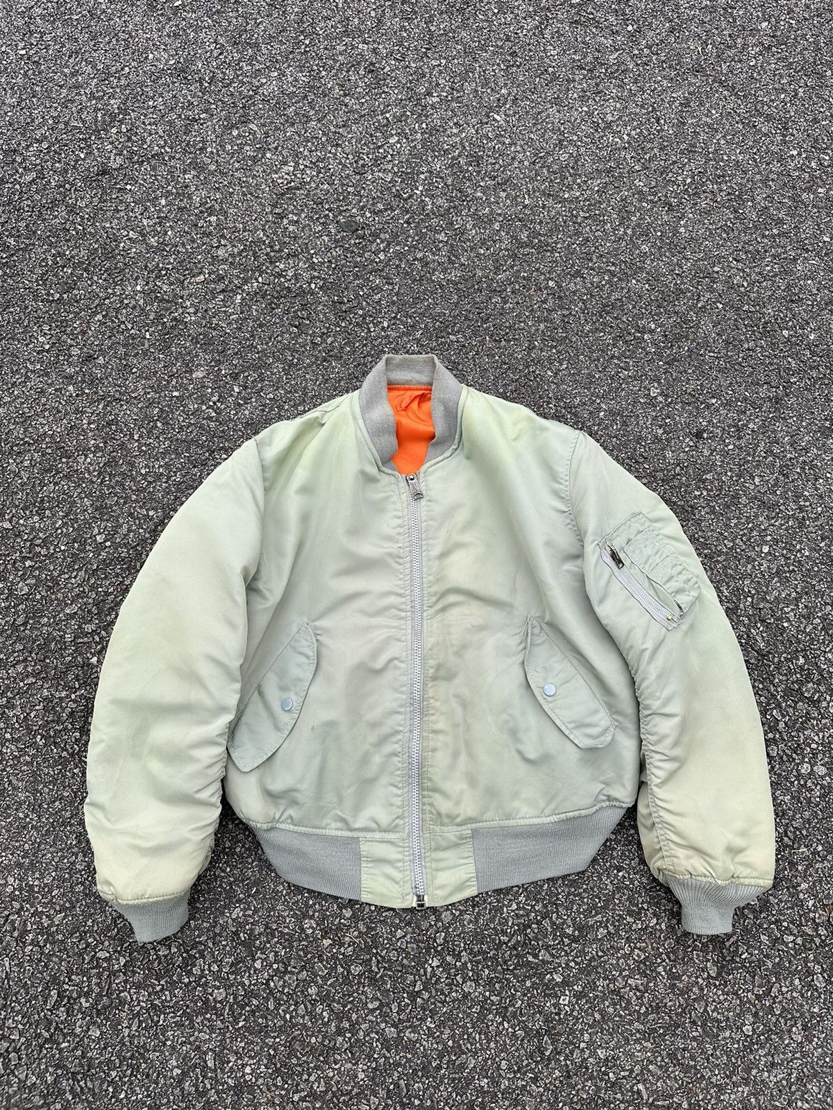 Vintage 🪖Vintage MA-1 Man Intermediate Pract Bomber Jacket Size US L / EU 52-54 / 3 - 1 Thumbnail