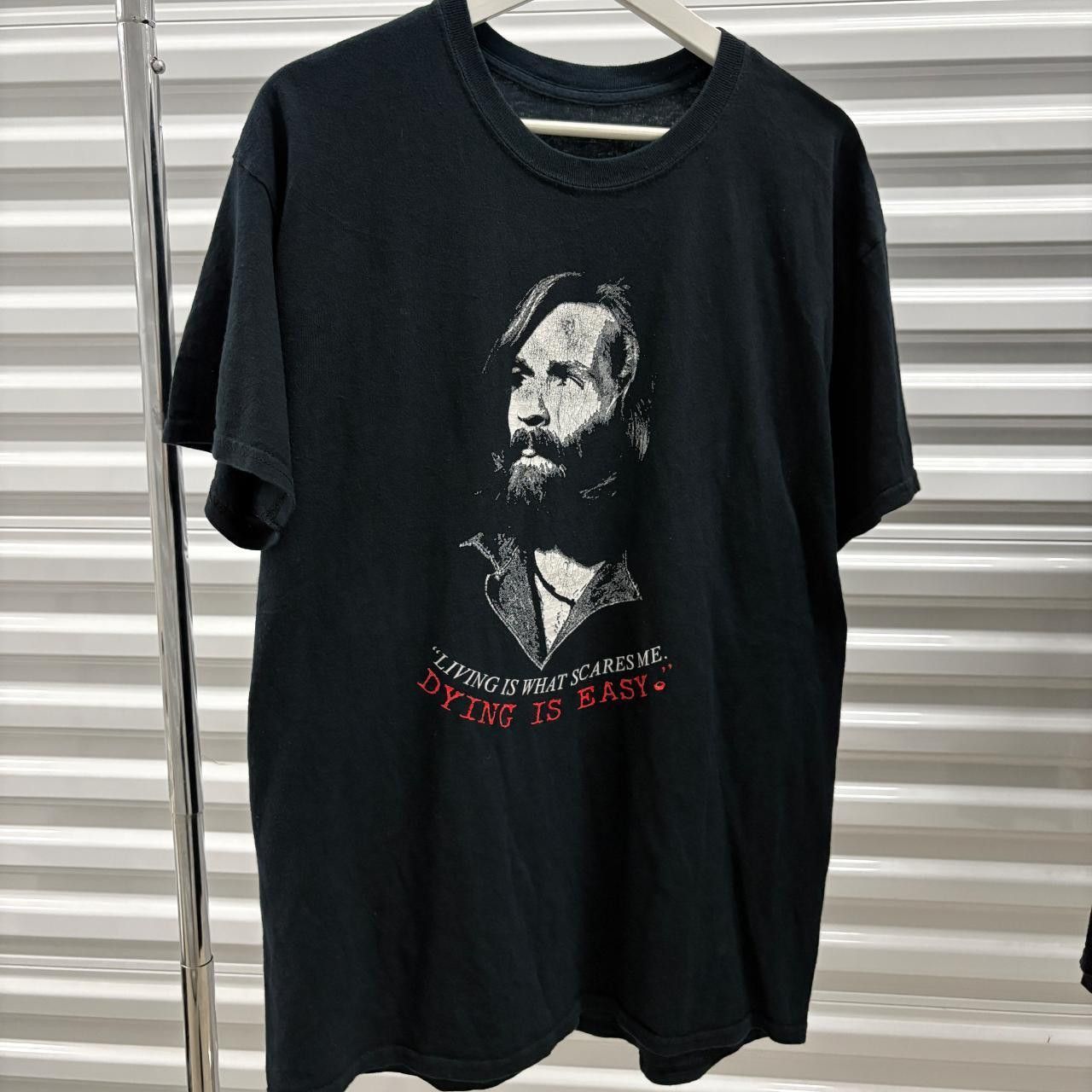 Other 2000s Charles Manson “Dying Is Easy” Black Tee Size US L / EU 52-54 / 3 - 1 Thumbnail