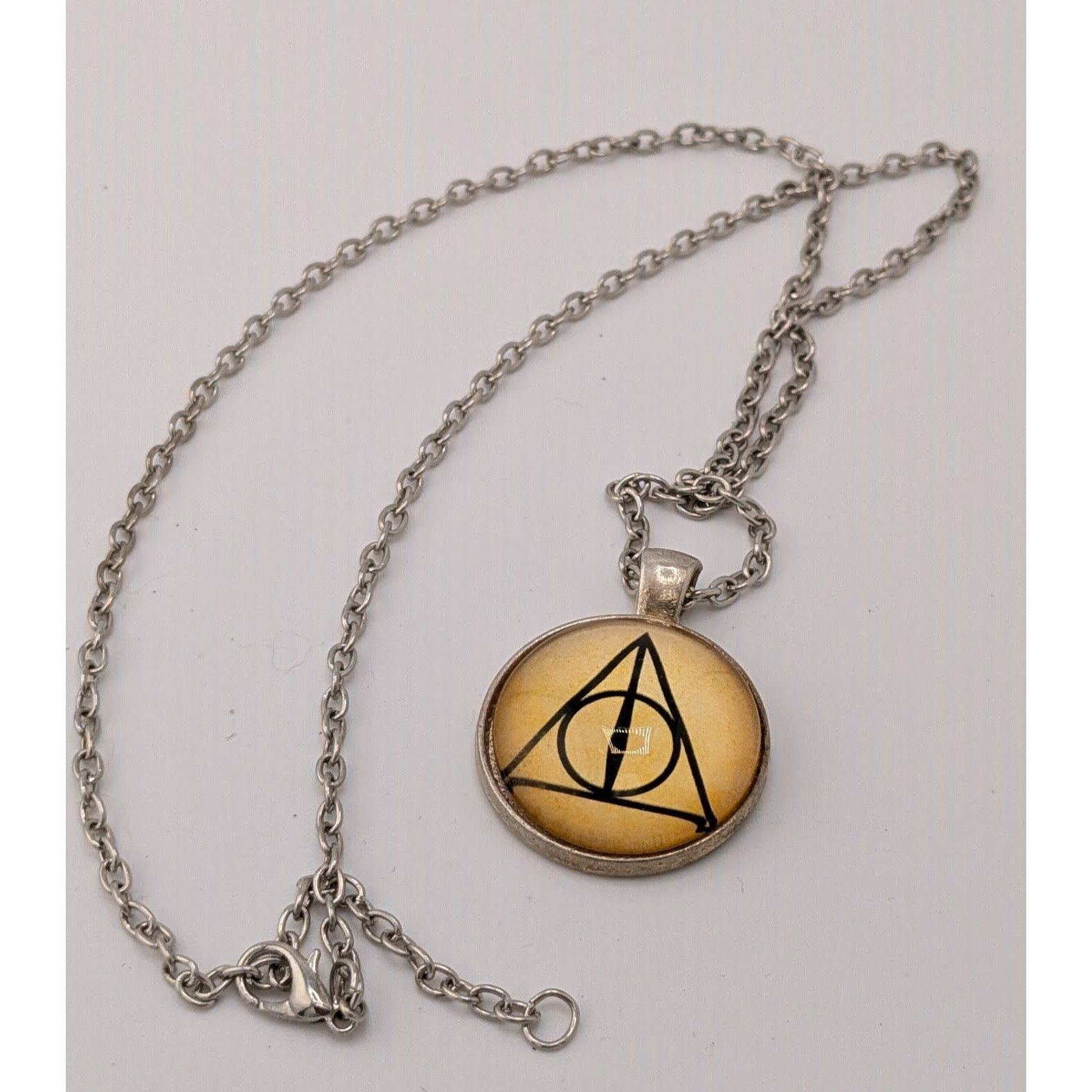 Other Harry Potter Deathly Hallows Symbol Pendant Necklace Size ONE SIZE - 5 Thumbnail