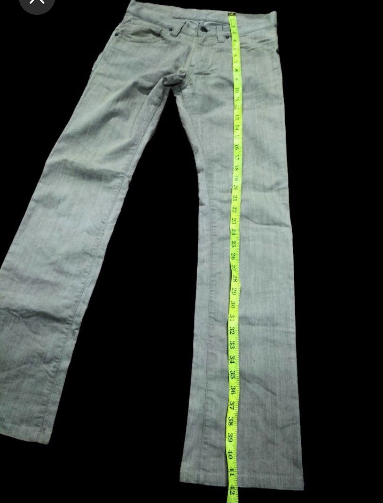 Japanese Brand 💥FLARE💥Tornado Mart Japan LowRise Vertical Flare Pant F240 Size US 29 - 24 Thumbnail