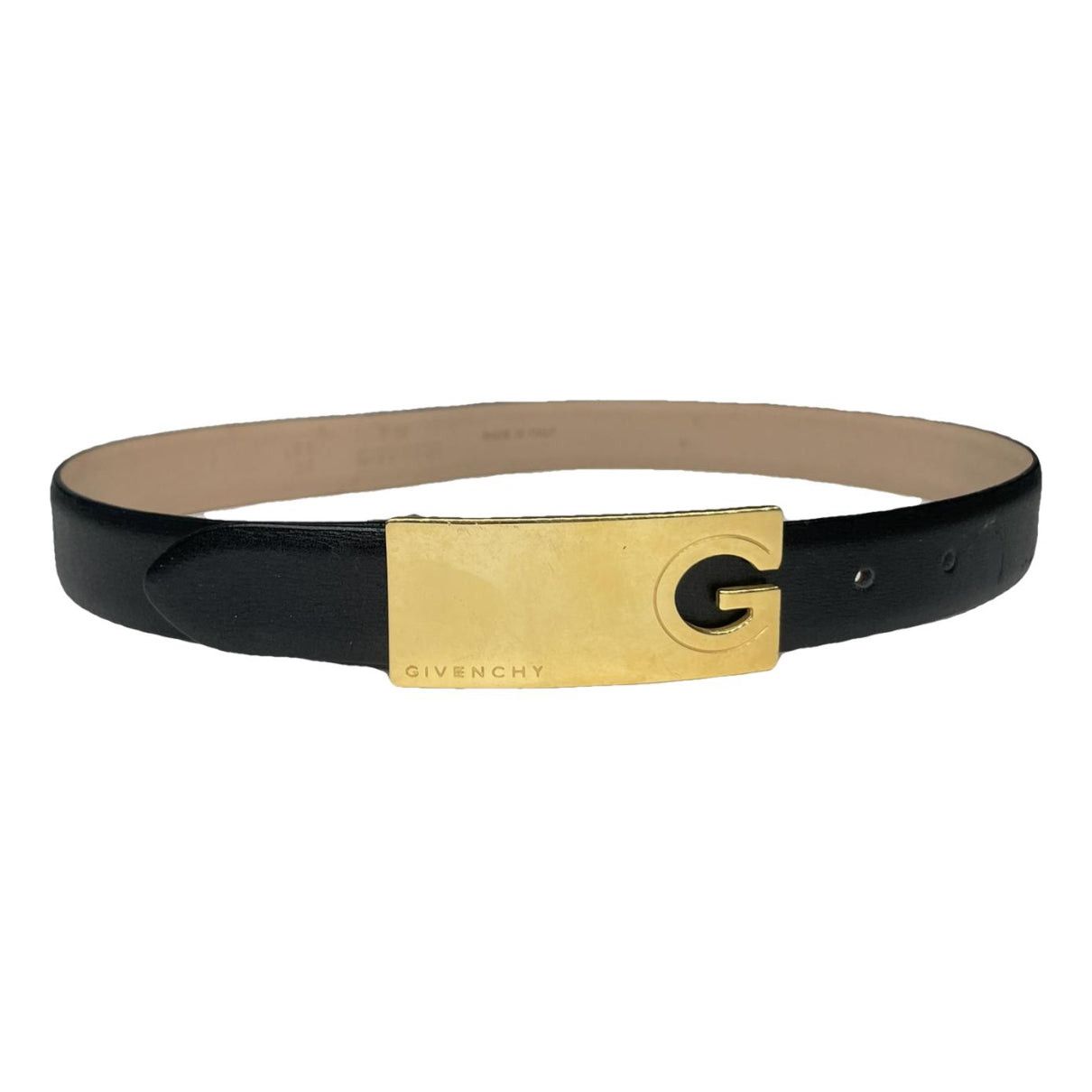 Givenchy Black Leather Belt Size ONE SIZE - 1 Thumbnail