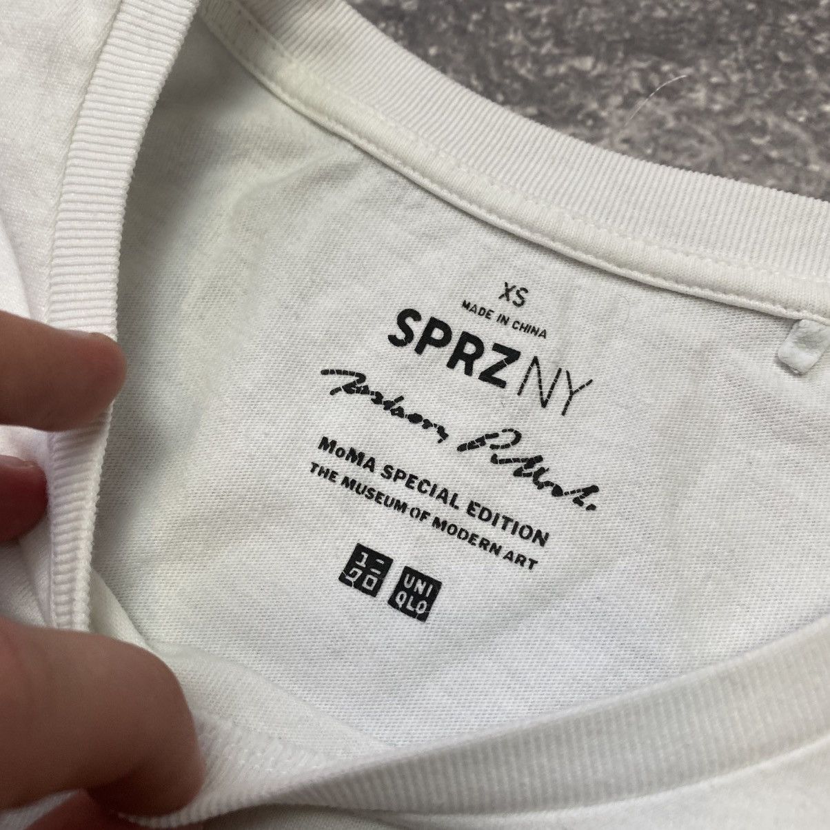 Uniqlo Men’s Uniqlo x SPRZNY designer big logo y2k tee Size US XS / EU 42 / 0 - 5 Thumbnail