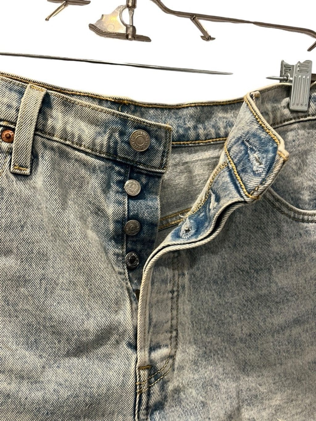 Levi's Levi Strauss 501 Denim Jean Shorts Size 34 Button Fly Blue Size 34" / US 12 / IT 48 - 5 Thumbnail