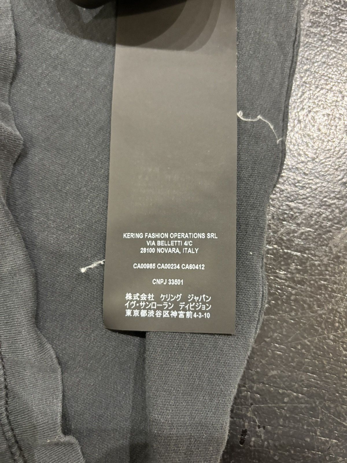 Saint Laurent Paris Saint Laurent Paris Archive Logo Tie Dye Tee Size US XL / EU 56 / 4 - 6 Thumbnail