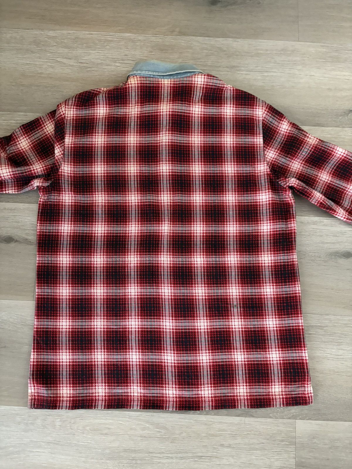 Supreme Supreme Shadow Plaid Rugby FW14 Size US L / EU 52-54 / 3 - 3 Thumbnail