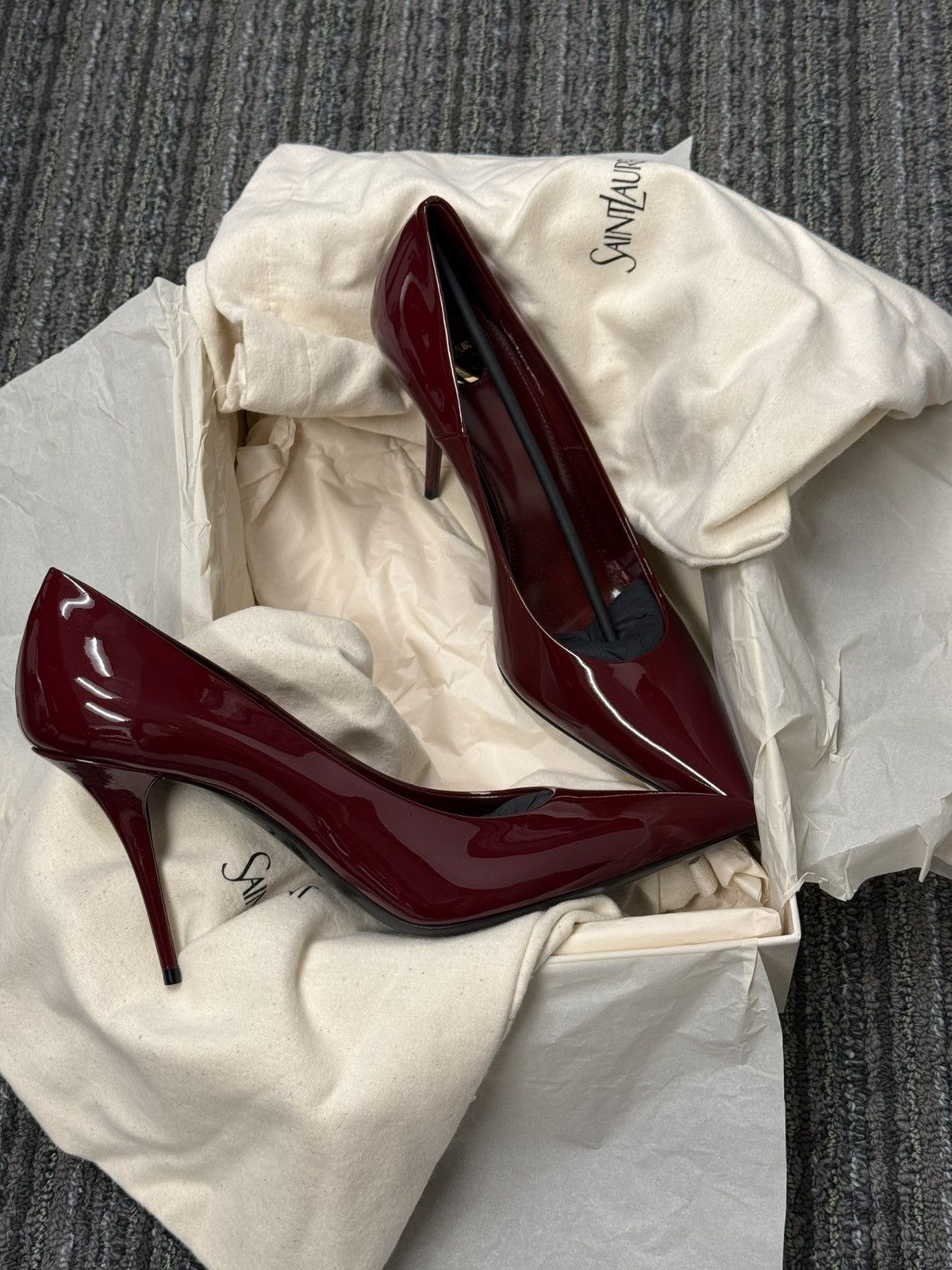 Saint Laurent Paris Saint Laurent Heels 👠 37.5 Size US 7.5 / IT 37.5 - 4 Thumbnail
