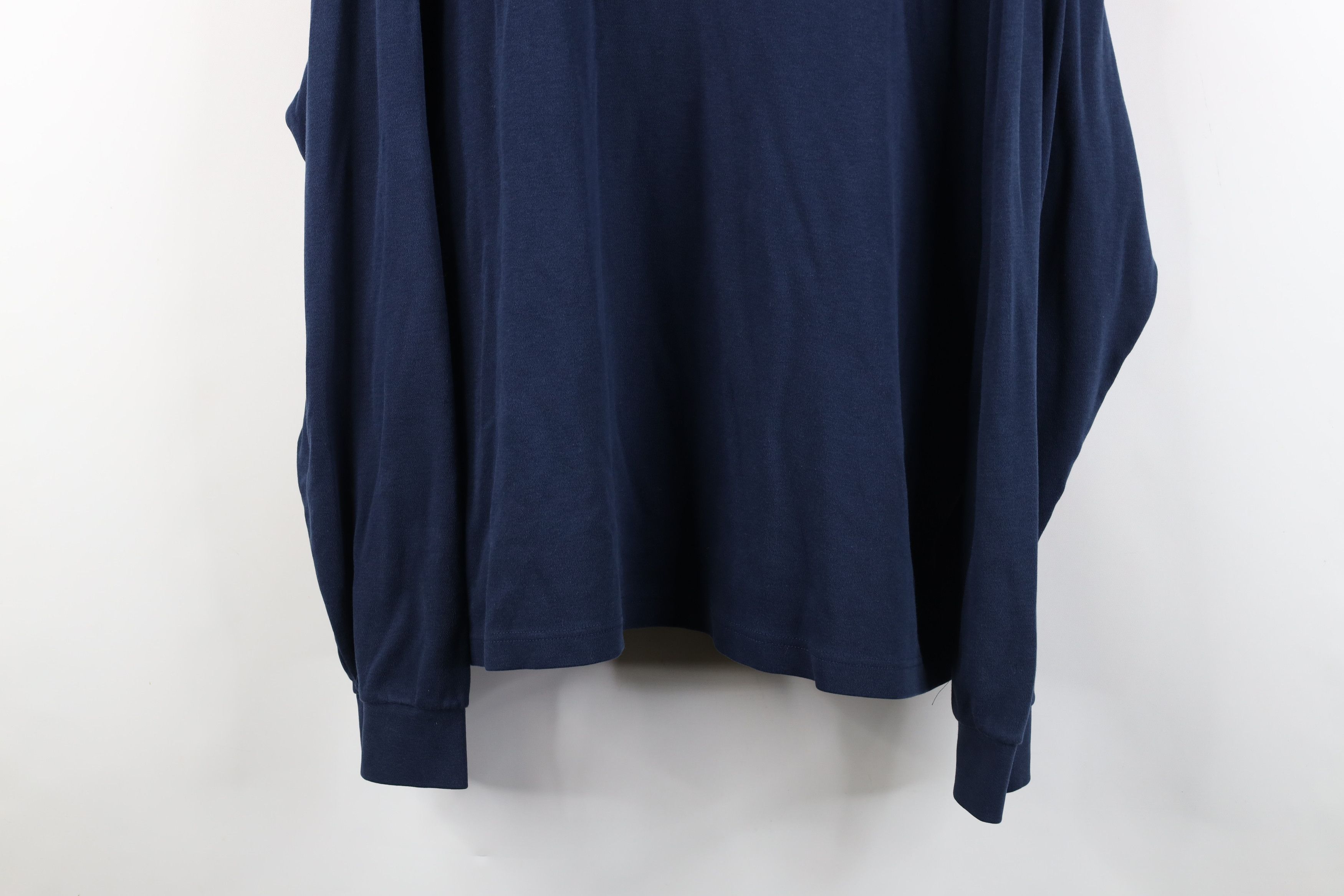Vintage Vintage 90s Streetwear Mock Neck Long Sleeve T-Shirt USA Size US XXL / EU 58 / 5 - 3 Thumbnail