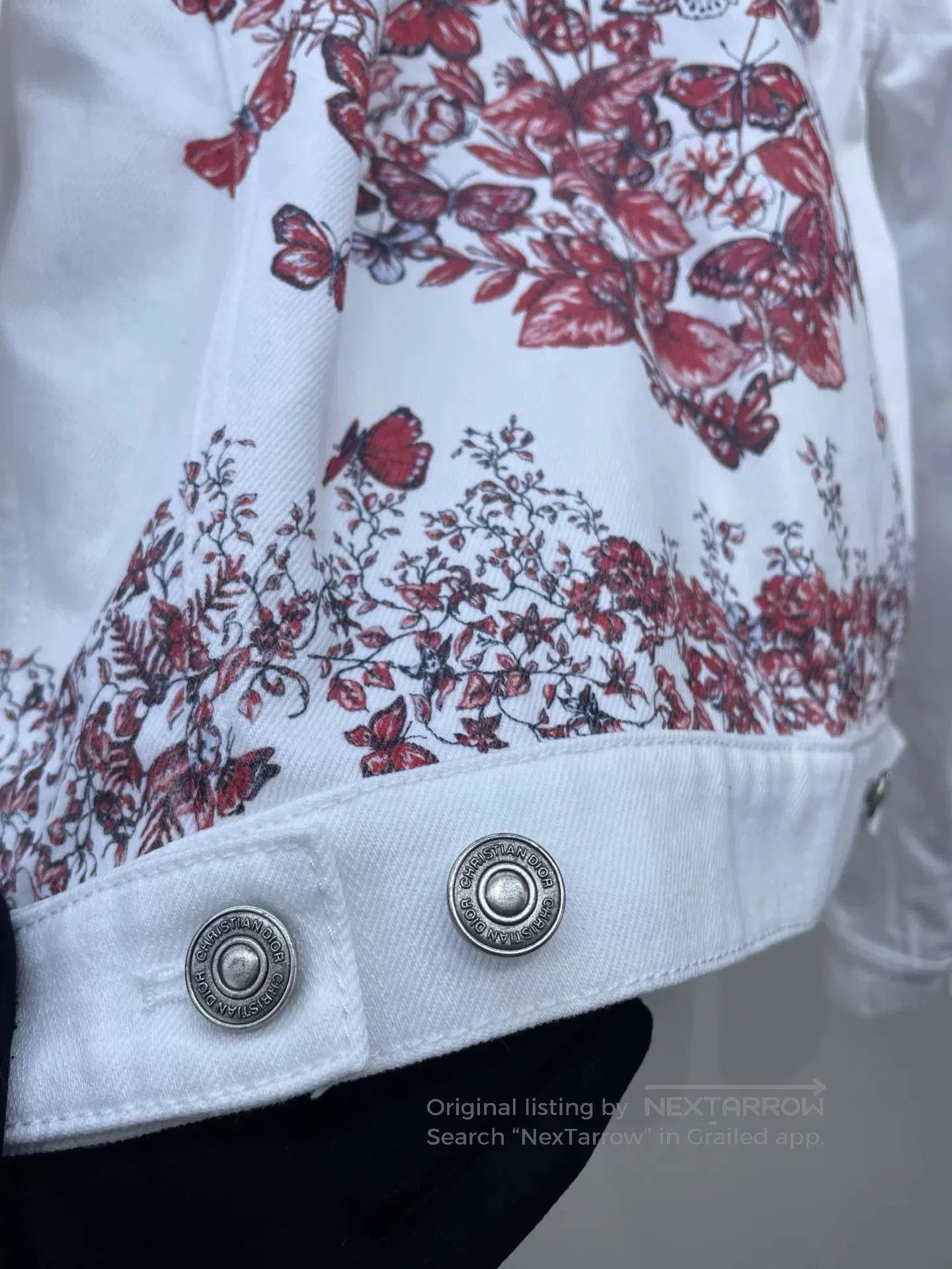 Dior Dior 2024 Butterfly Denim Jacket. Size XXS / US 00 / IT 34 - 3 Thumbnail
