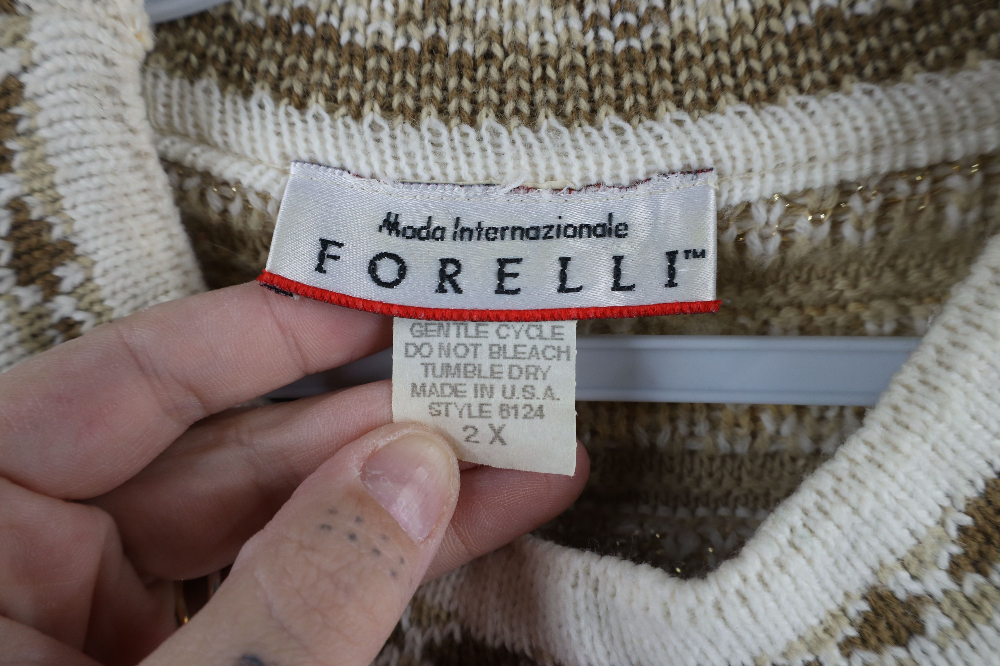Vintage Vintage 90s Streetwear Fair Isle Knit Tunic Sweater USA Size XXL / US 16-18 / IT 52-54 - 8 Thumbnail