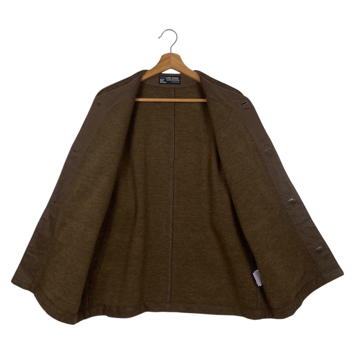 Japanese Brand Cube sugar colarless workwear button jacket Size US M / EU 48-50 / 2 - 11 Thumbnail
