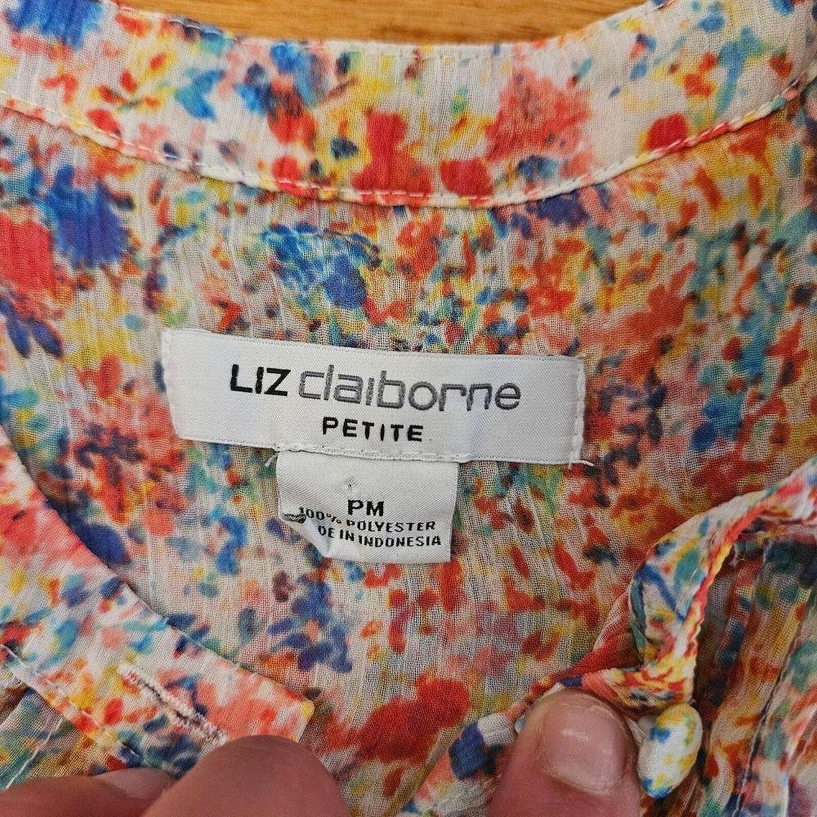 The Unbranded Brand Liz claiborne colorful flower button Size M / US 6-8 / IT 42-44 - 4 Thumbnail