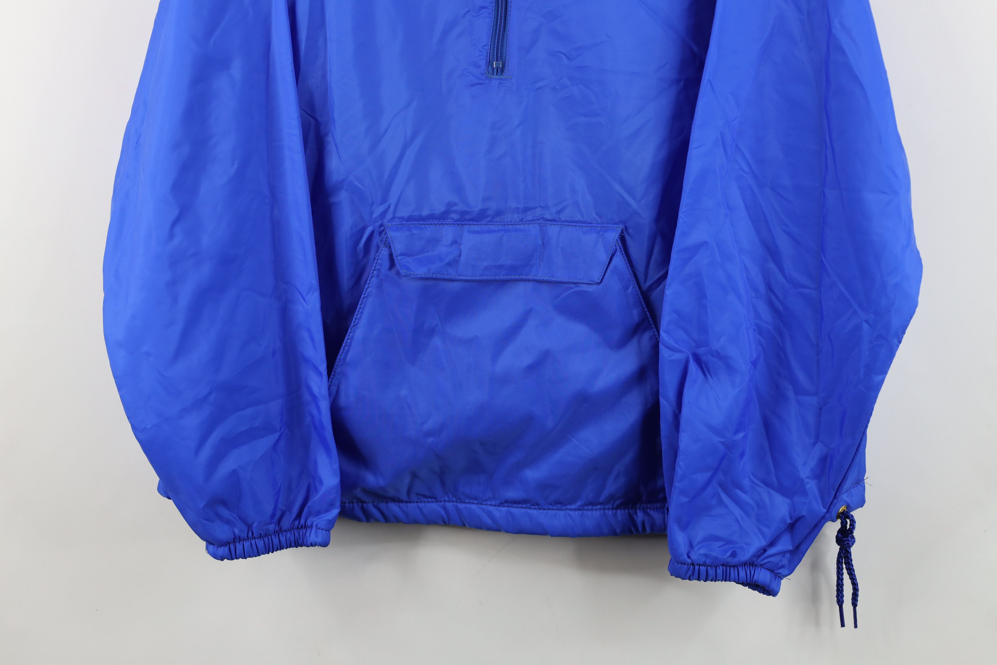 Vintage Vintage 90s Streetwear Anorak Windbreaker Jacket Blue USA Size US L / EU 52-54 / 3 - 3 Thumbnail