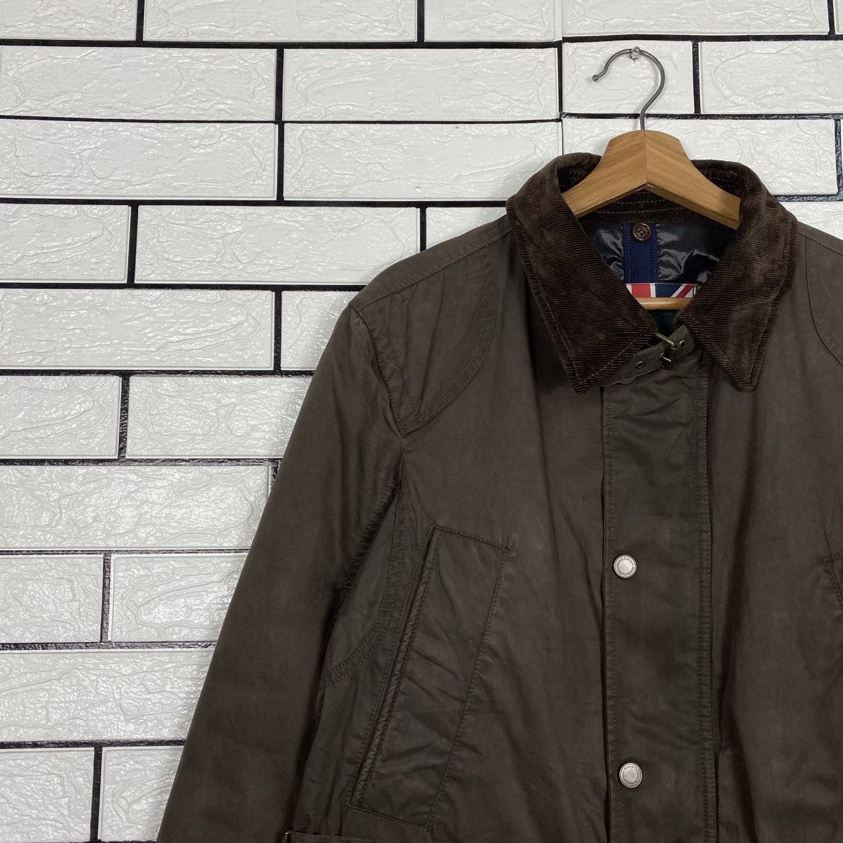 Japanese Brand Vintage Hunting Wax Jacket Blanket Henry Cotton Issey Miyake Size US S / EU 44-46 / 1 - 8 Thumbnail