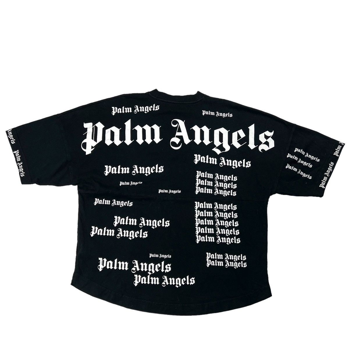 Palm Angels Palm Angels Multi Logo T Shirt Size US S / EU 44-46 / 1 - 3 Thumbnail