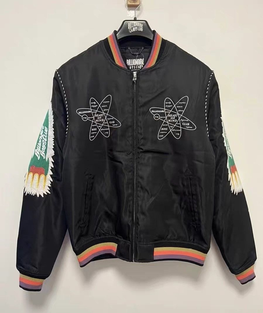 Billionaire Boys Club Billionaire Boys Club silk-textured baseball cotton jacket Size US L / EU 52-54 / 3 - 1 Thumbnail