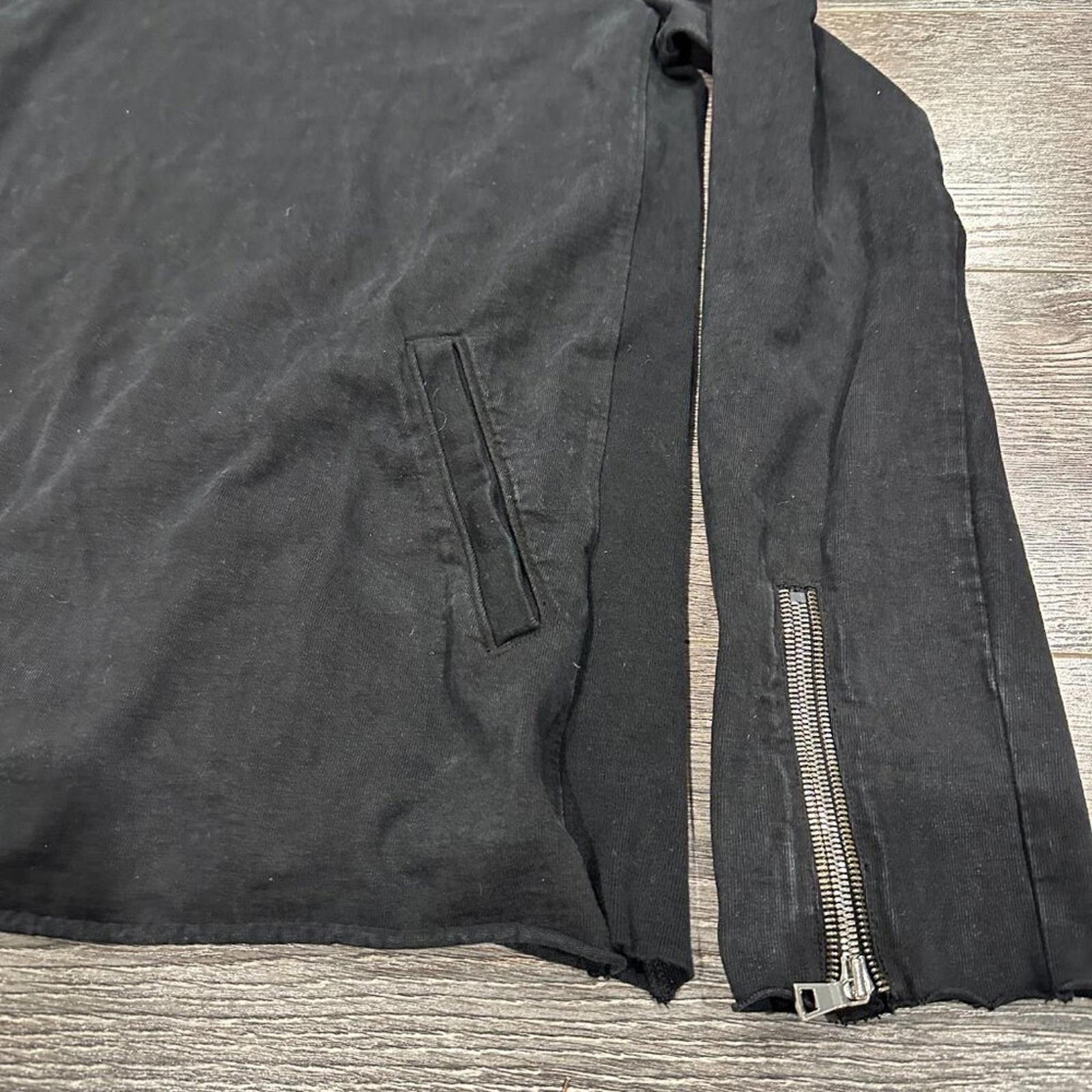 Rta RTA Men’s Hoodie – Size M – Black with Zipper Sleeve Detail Size US M / EU 48-50 / 2 - 3 Thumbnail