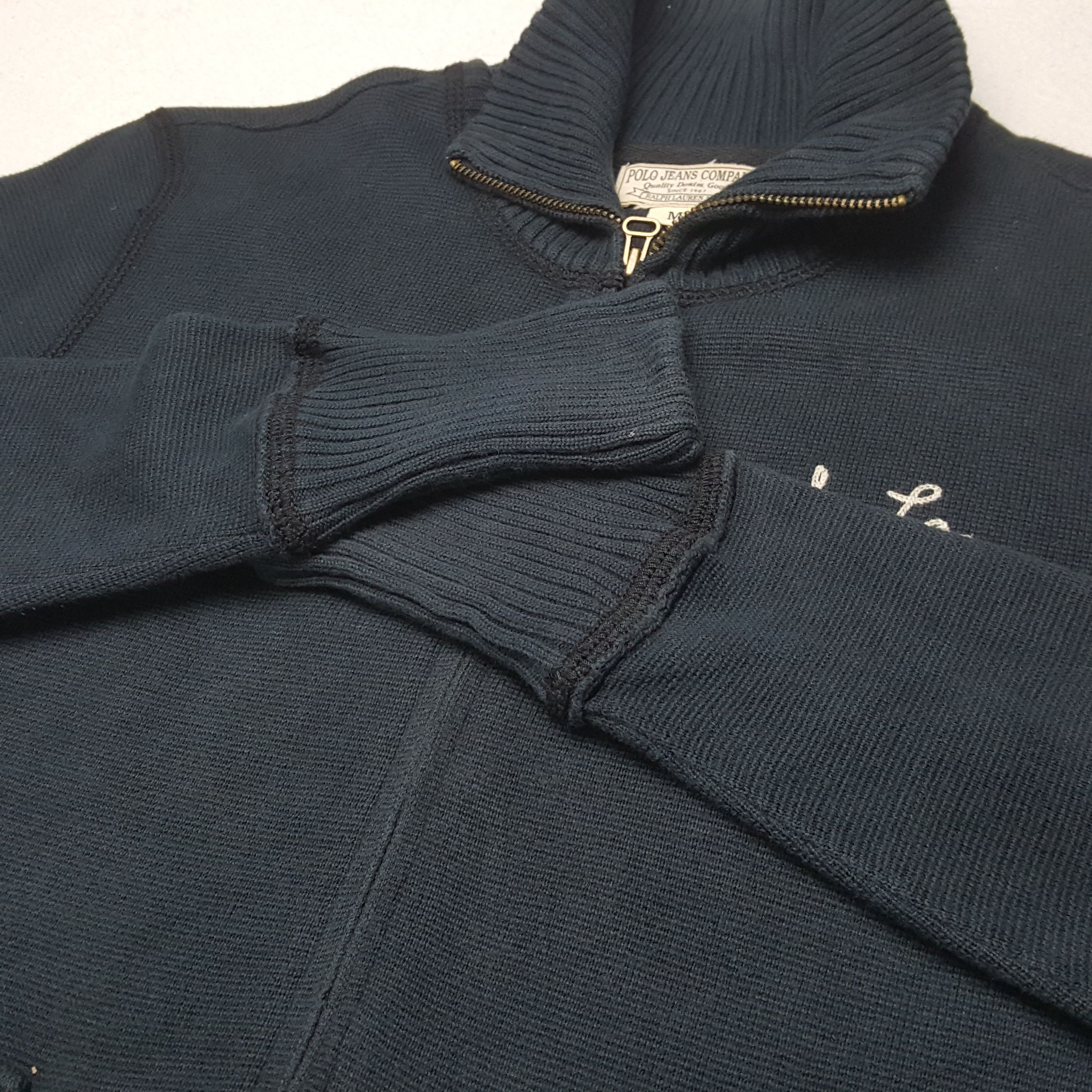Polo Ralph Lauren Vintage POLO RALPH LAUREN Zipper Sweatshirt Size S / US 4 / IT 40 - 4 Thumbnail