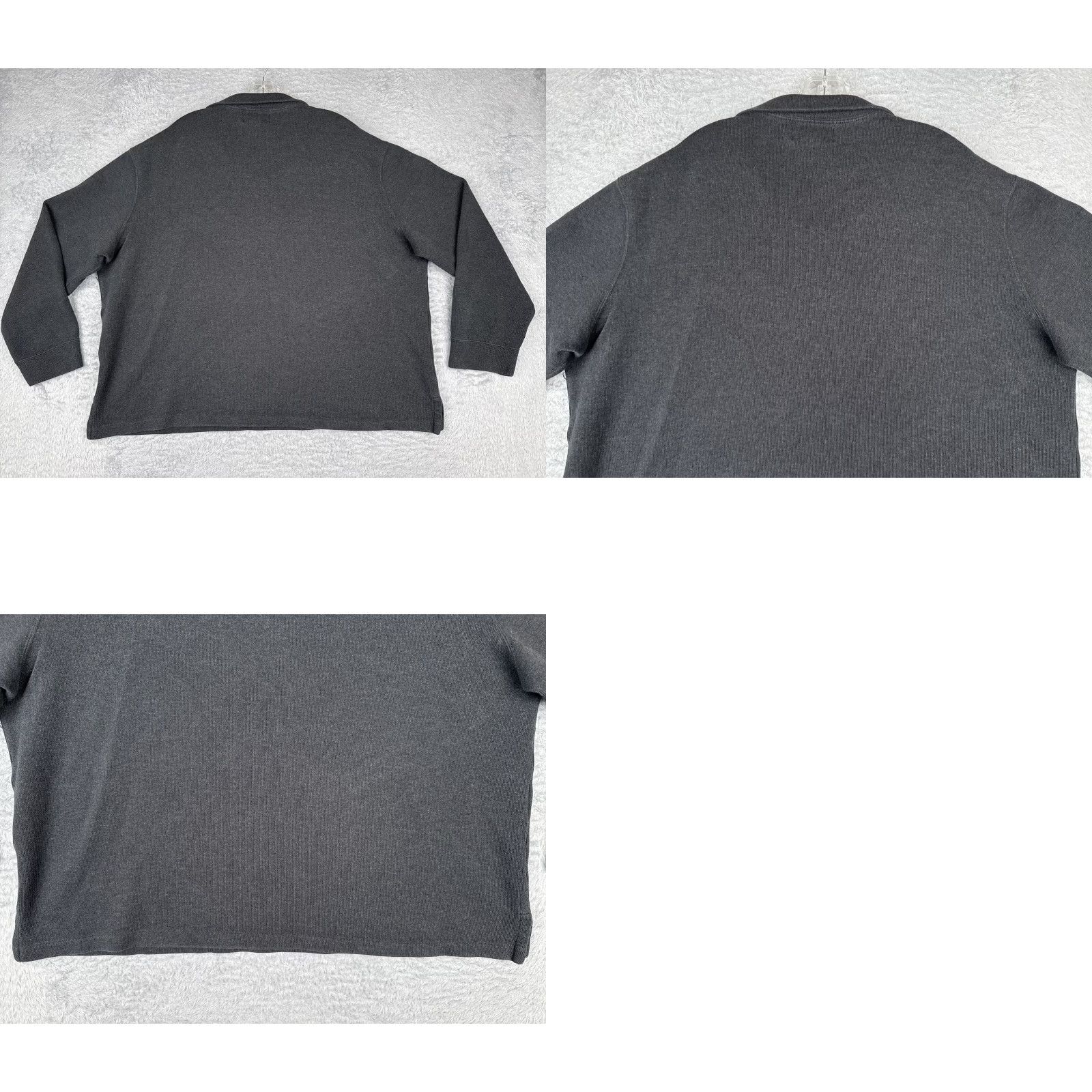 Ralph Lauren VINTAGE Polo Ralph Lauren Sweater Shirt Adult 2XL Gray 1/4 Zip Mock Neck Men Size US XXL / EU 58 / 5 - 9 Thumbnail