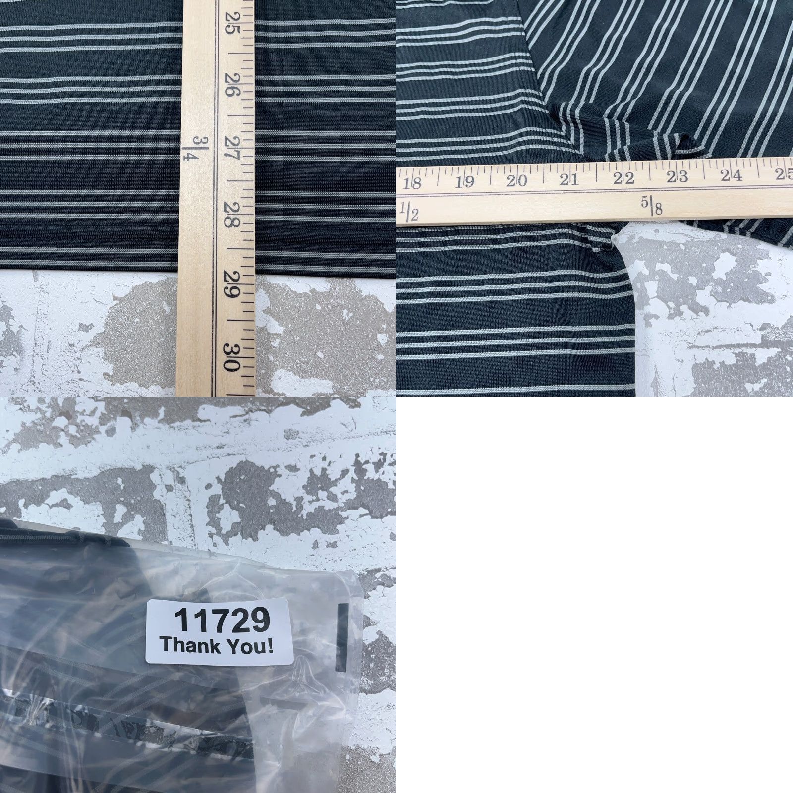 Under Armour Under Armour Polo Shirt Men L Black White Striped HeatGear Performance Golf Shirt Size US L / EU 52-54 / 3 - 8 Thumbnail