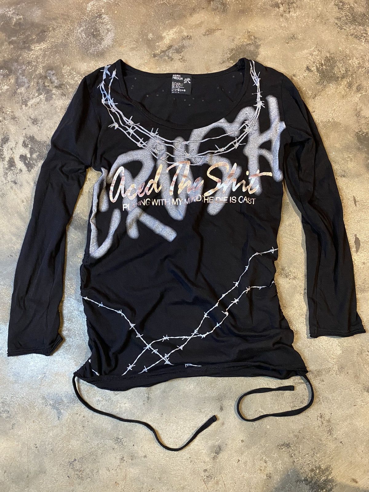 image of Beauty Beast x Hysteric Glamour Ppfm Longsleeve Gothic Y2K Style in Black, Women's (Size Medium)