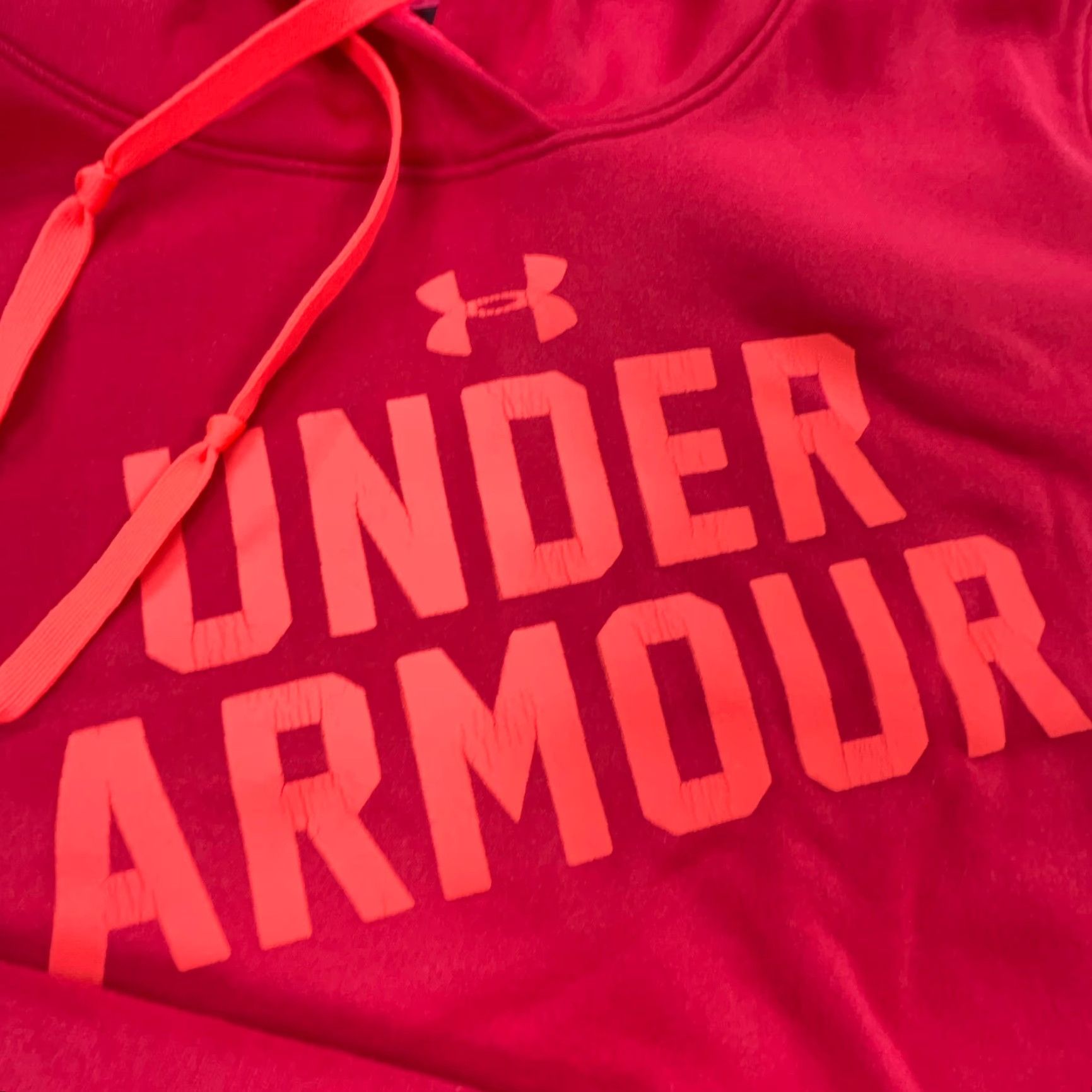 Under Armour Under Armour Hoodie Women M Pink Logo Pullover Sweatshirt Fleece All Seasons Raglan Long Sleeve Relaxed Fit Size M / US 6-8 / IT 42-44 - 4 Thumbnail