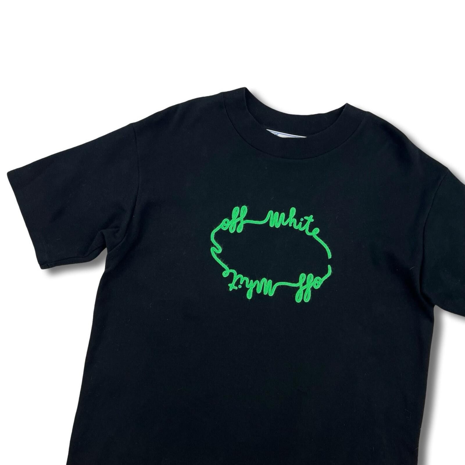 Off-White Off-White Women's Green Circle Logo T Shirt Size S / US 4 / IT 40 - 1 Thumbnail