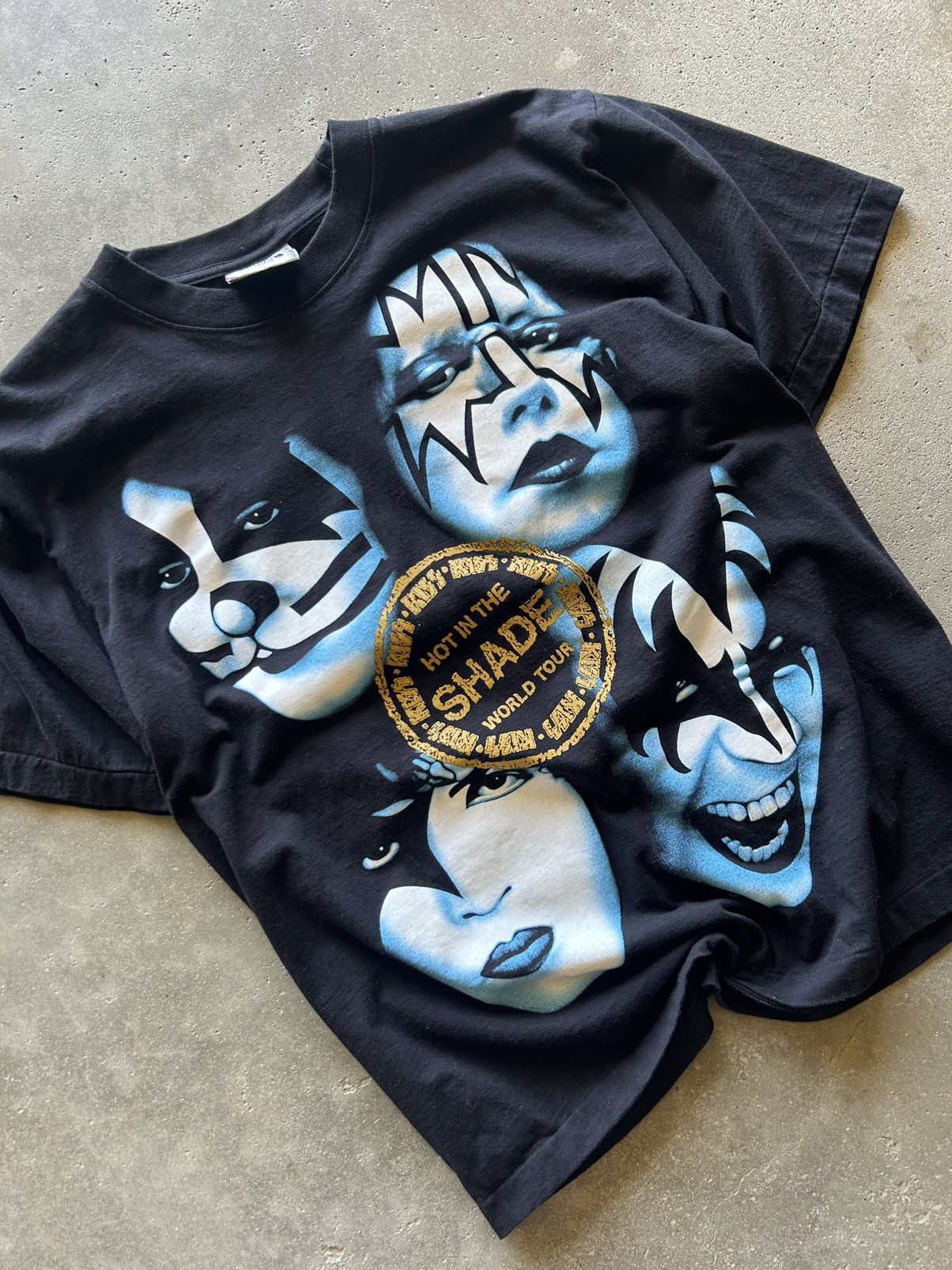 Band Tees × Vintage Vintage 90s Kiss Hot in the Shade Shirt Size US L / EU 52-54 / 3 - 2 Thumbnail