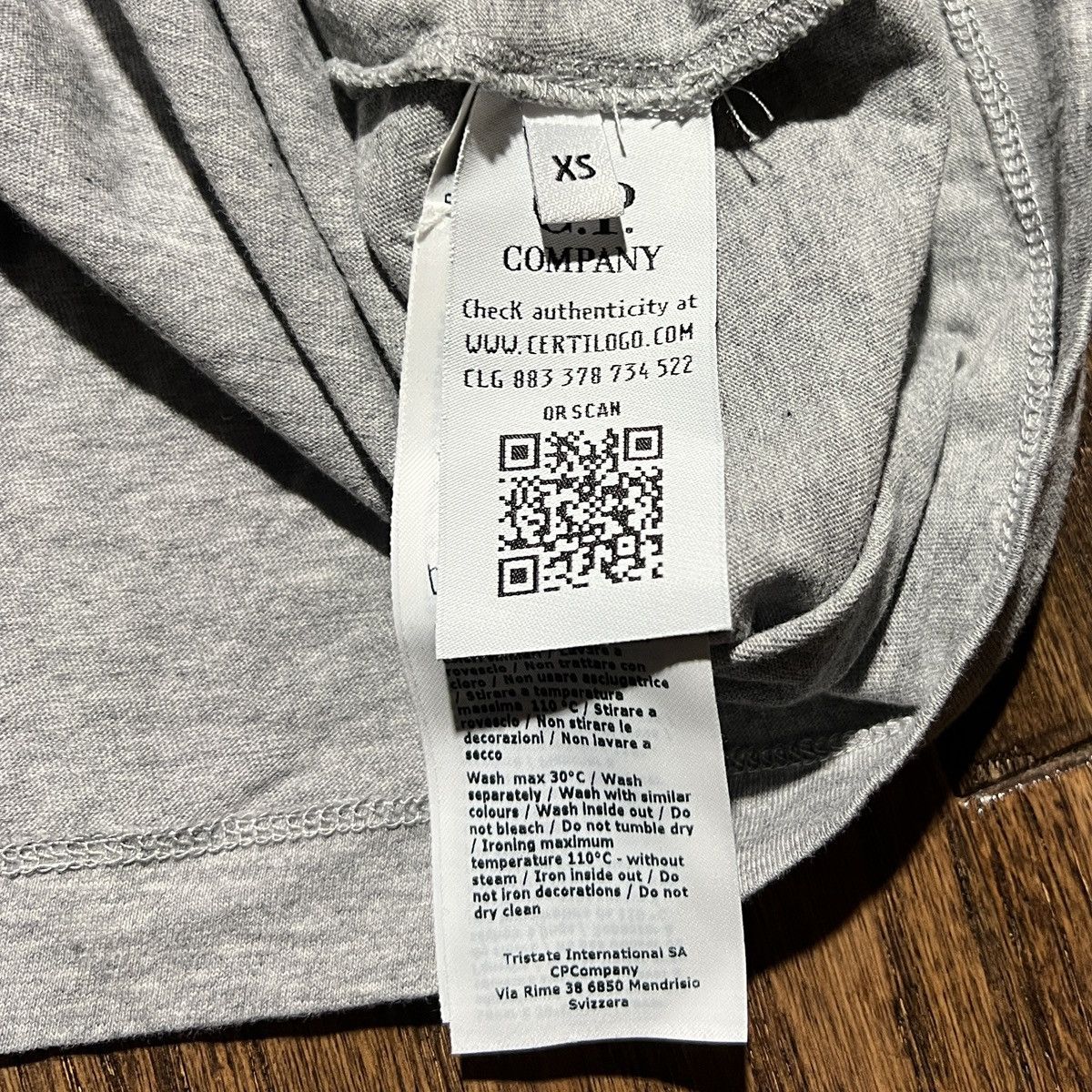 C.P. Company c.p. company stamp tee Size US XS / EU 42 / 0 - 6 Thumbnail