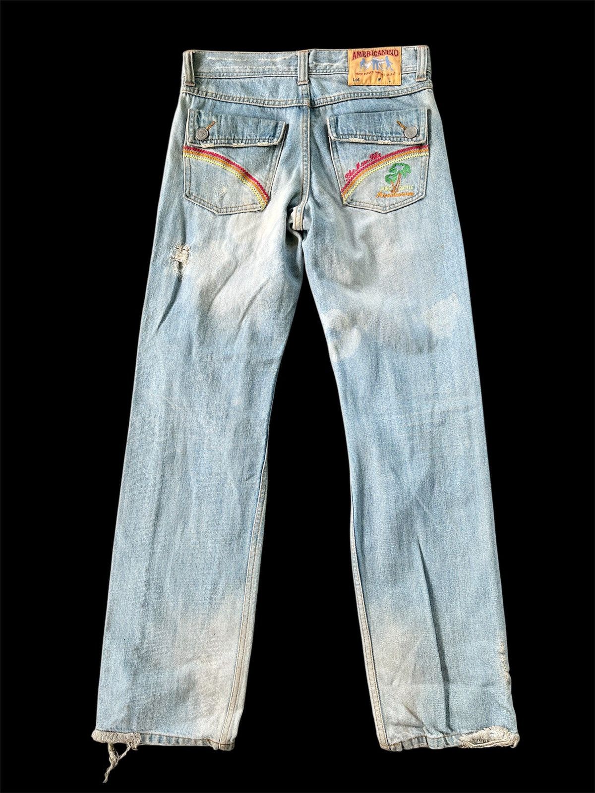 Hysteric Glamour × Vintage Vintage Inspired Hysteric Distressed Denim Size US 31 - 2 Thumbnail