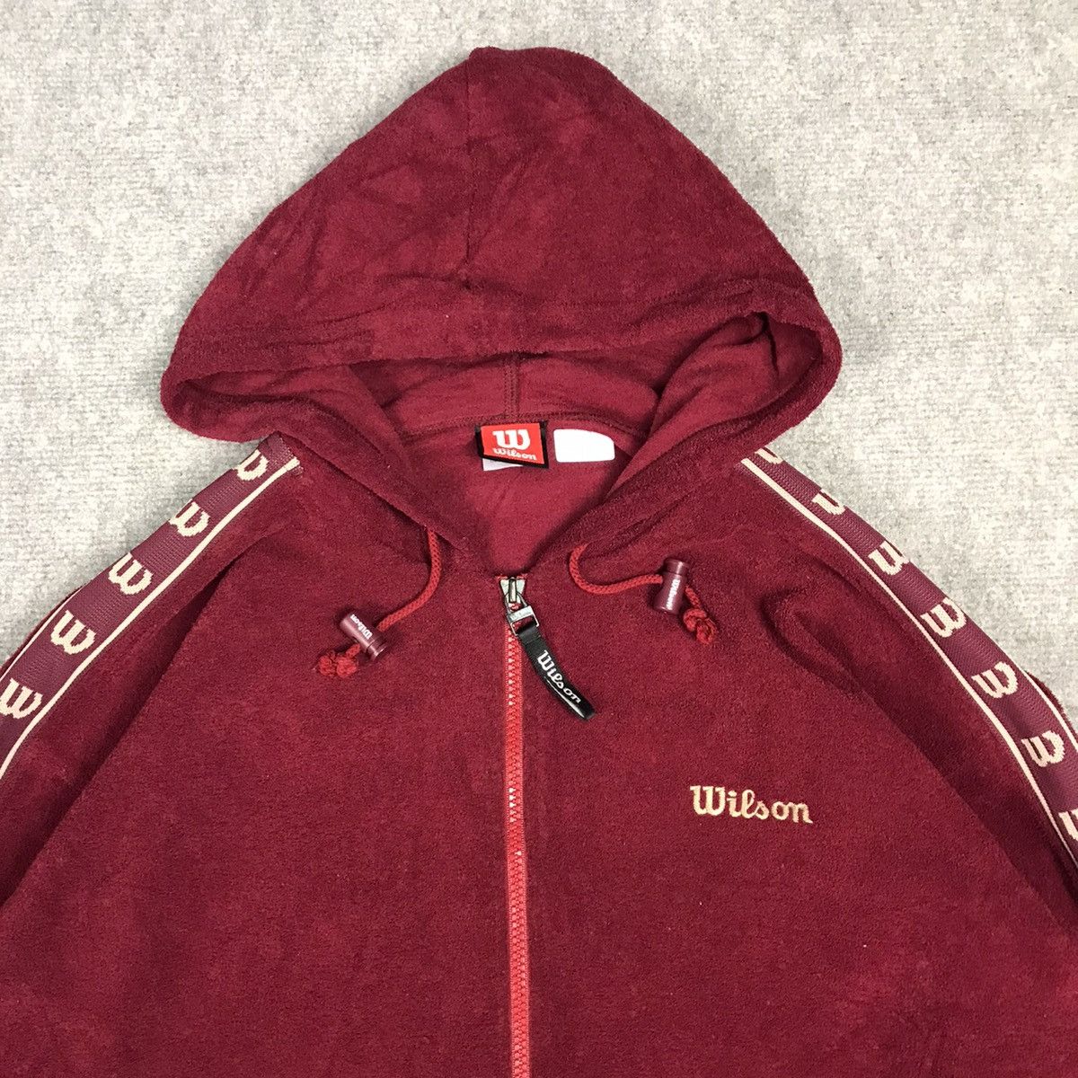 Japanese Brand × Wilson WILSON ZIPPER HOODIES JACKET Size US M / EU 48-50 / 2 - 2 Thumbnail