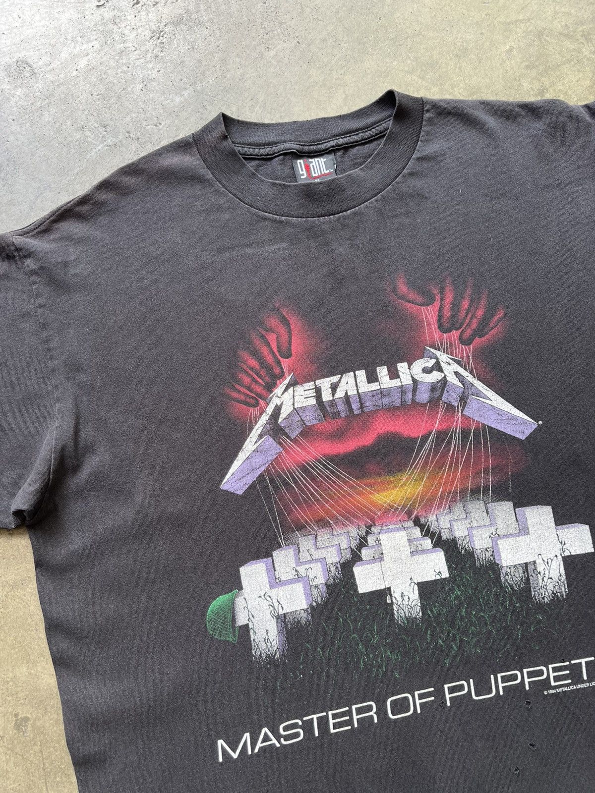 VTG 1994 Metallica Master Of Puppets Band Tee Shirt Tour