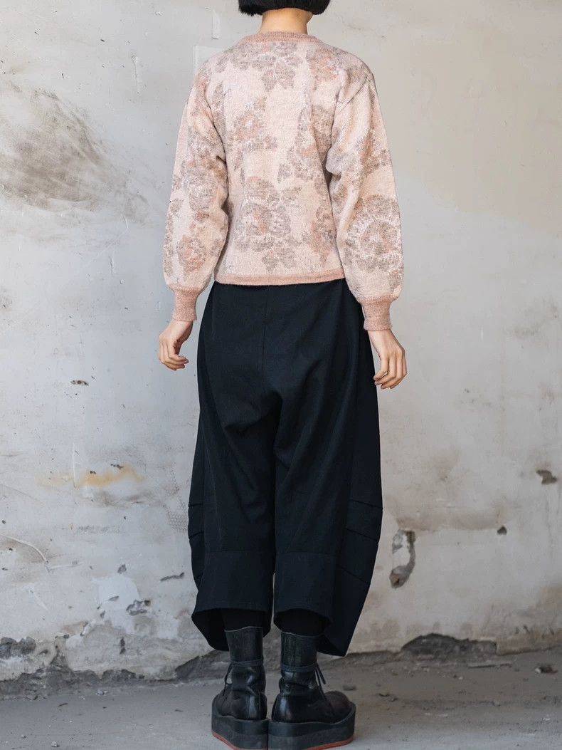 Kenzo KENZO A delicate pink and beige knit sweater Size M / US 6-8 / IT 42-44 - 5 Thumbnail