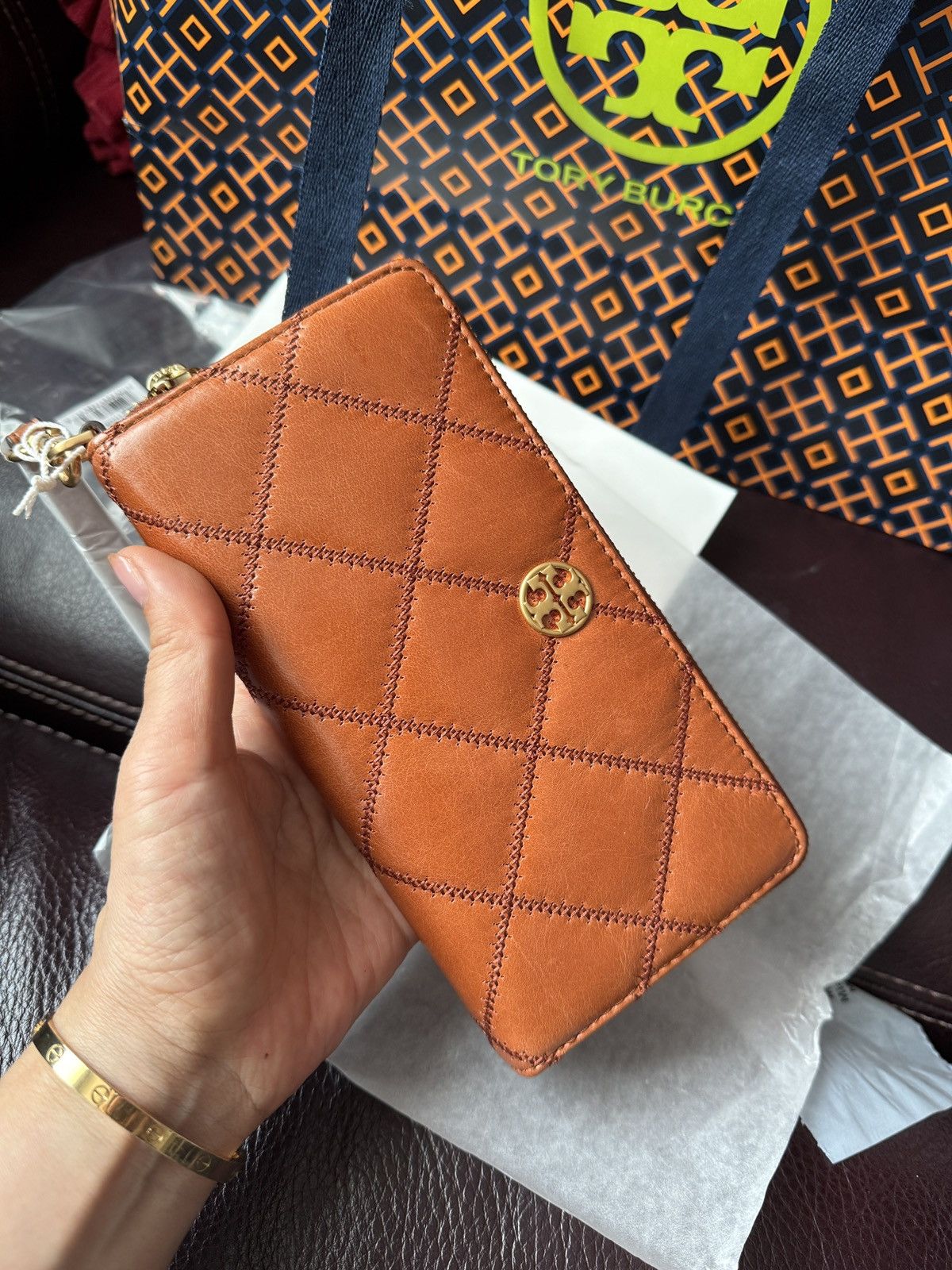 Tory Burch Tory Burch full zipper Wallet Continental 171544 NWT Size ONE SIZE - 3 Thumbnail