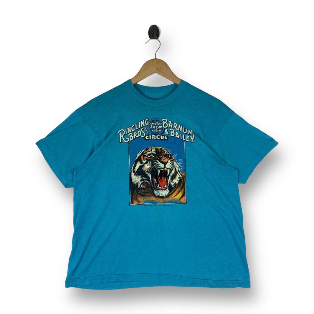 Vintage Vintage 1984 Ringling Bros. and Barnum & Bailey Tiger Tee Size US M / EU 48-50 / 2 - 1 Thumbnail