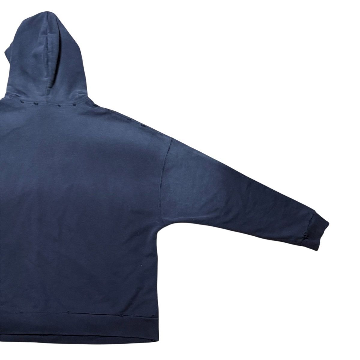 Balenciaga SPRING 22 BALENCIAGA BY DEMNA NO COMMENT DISTRESSED HOODIE 2 Size US M / EU 48-50 / 2 - 14 Thumbnail