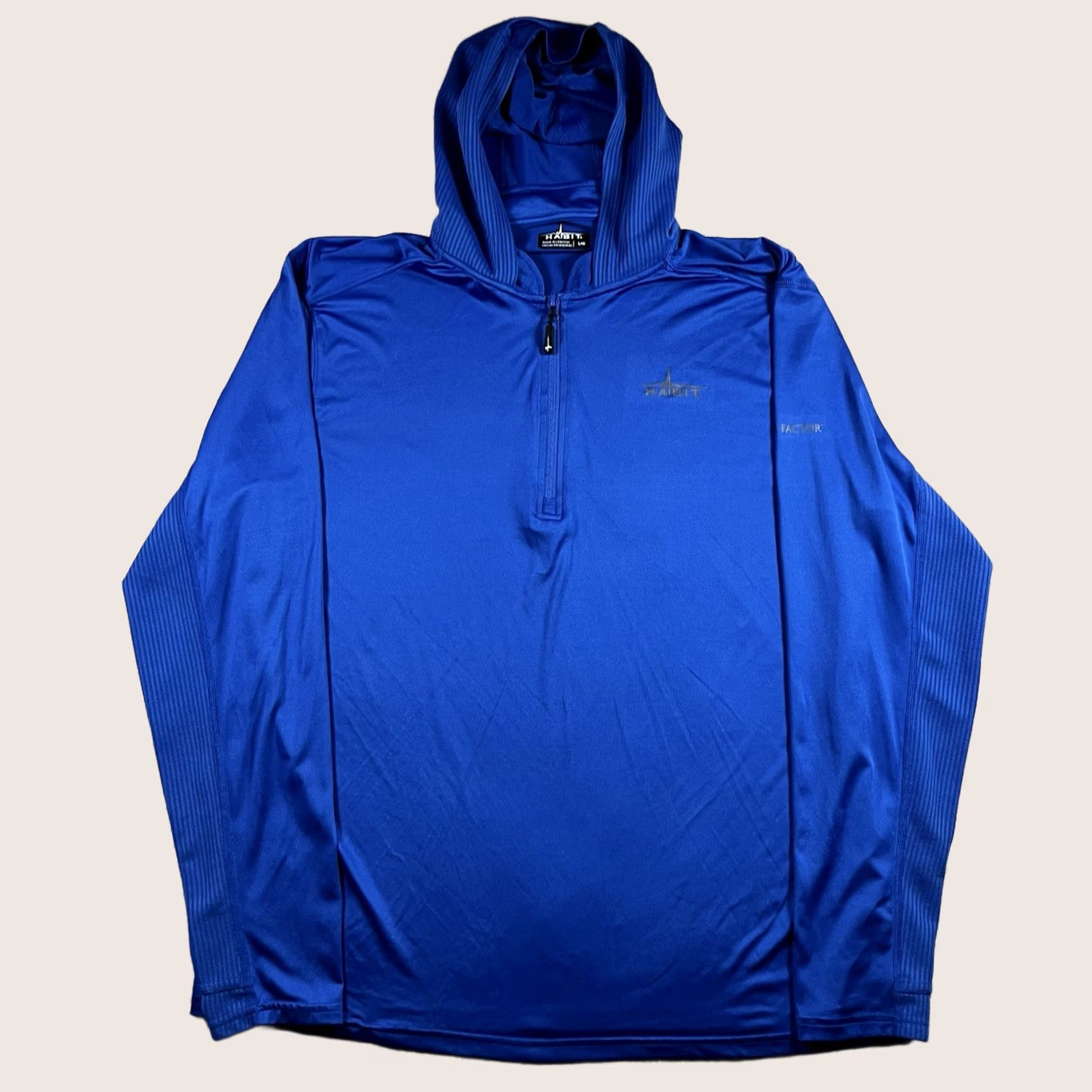 Habitat Habit Hoodie Mens L Blue Long Sleeve Lightweight Performance Fishing Outdoor Size US L / EU 52-54 / 3 - 1 Thumbnail