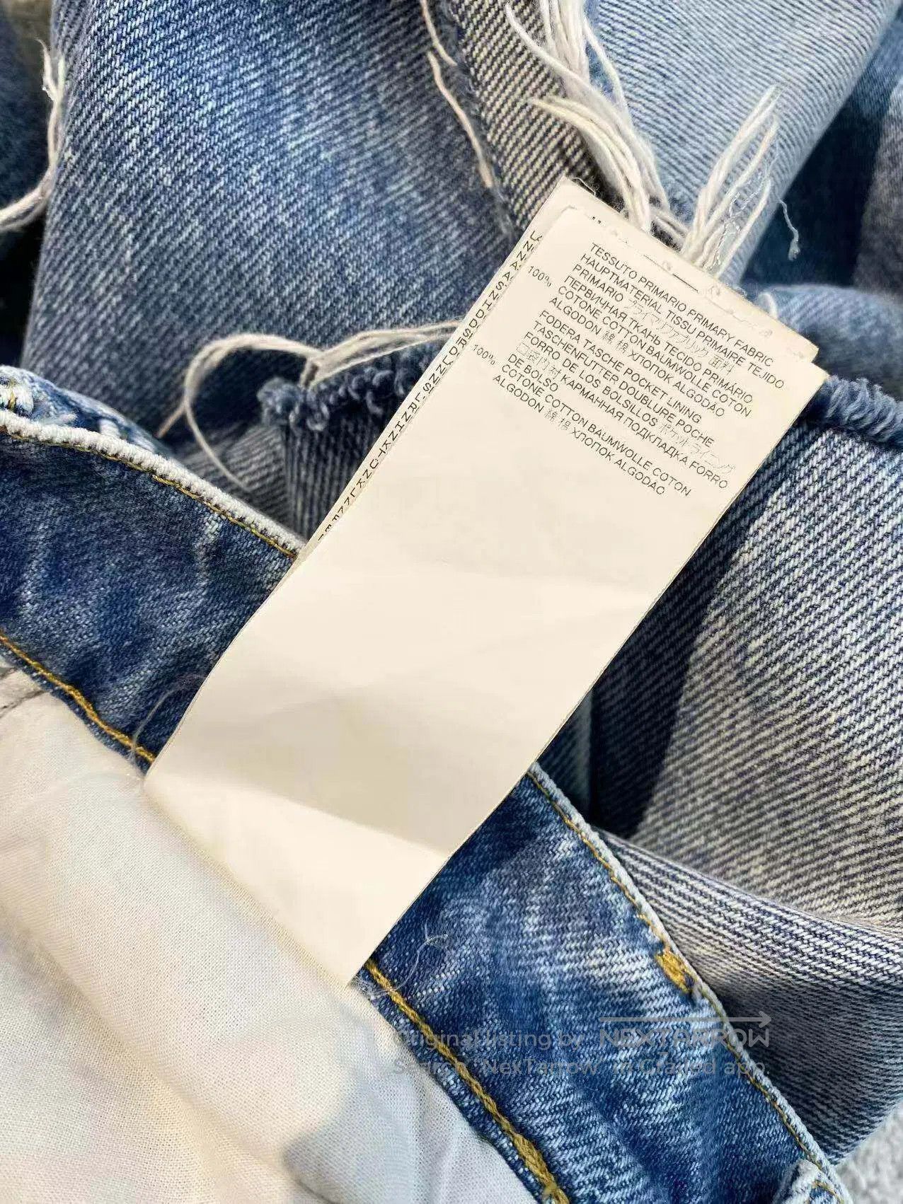 Maison Margiela Maison Margiela Cut the jeans with a knife| Size 24" / US 00 / IT 34 - 6 Thumbnail