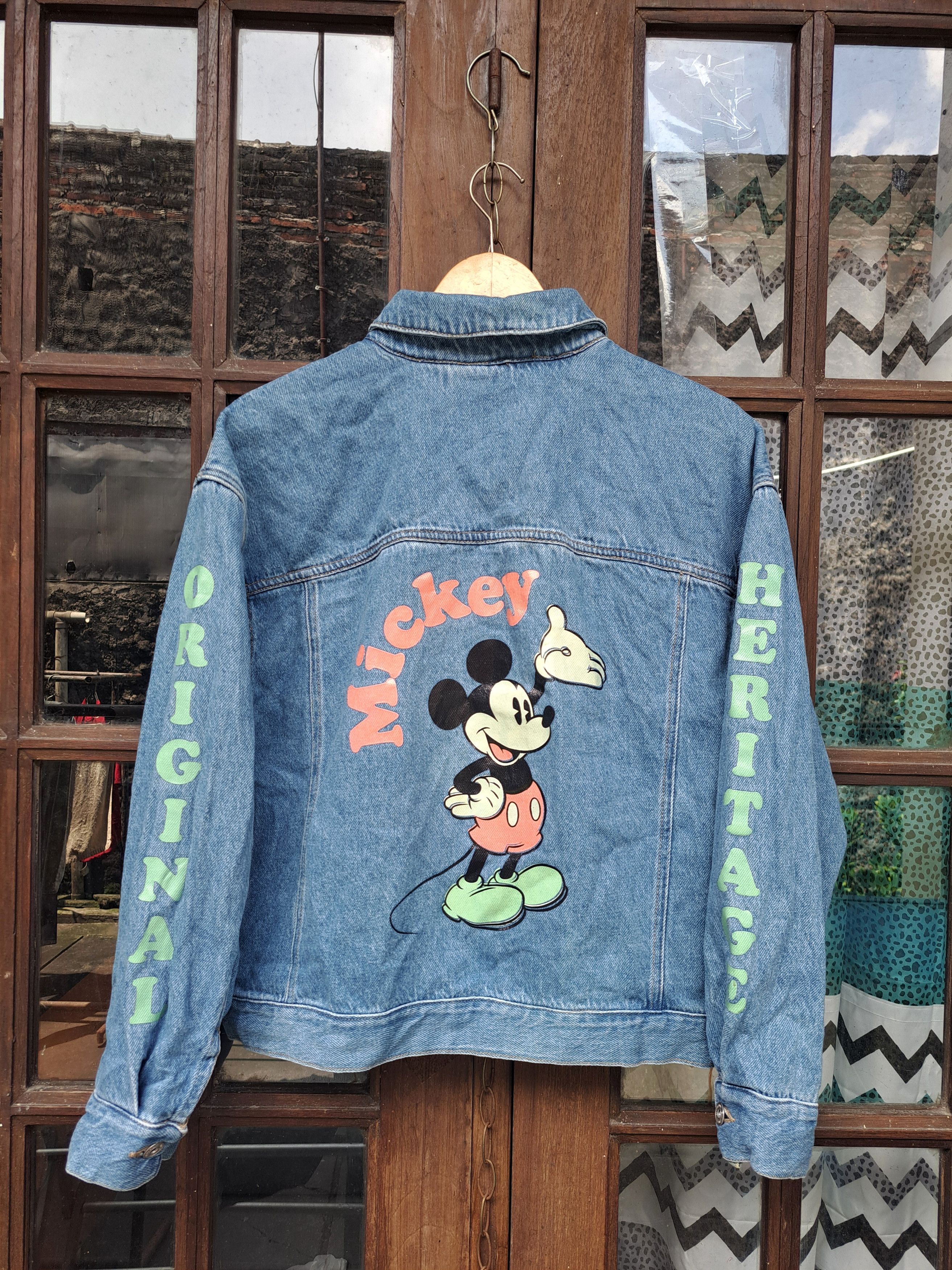 Disney × Mickey Mouse Disney x Frank stone Mickey Mouse Denim Jacket Womens M Size M / US 6-8 / IT 42-44 - 1 Thumbnail