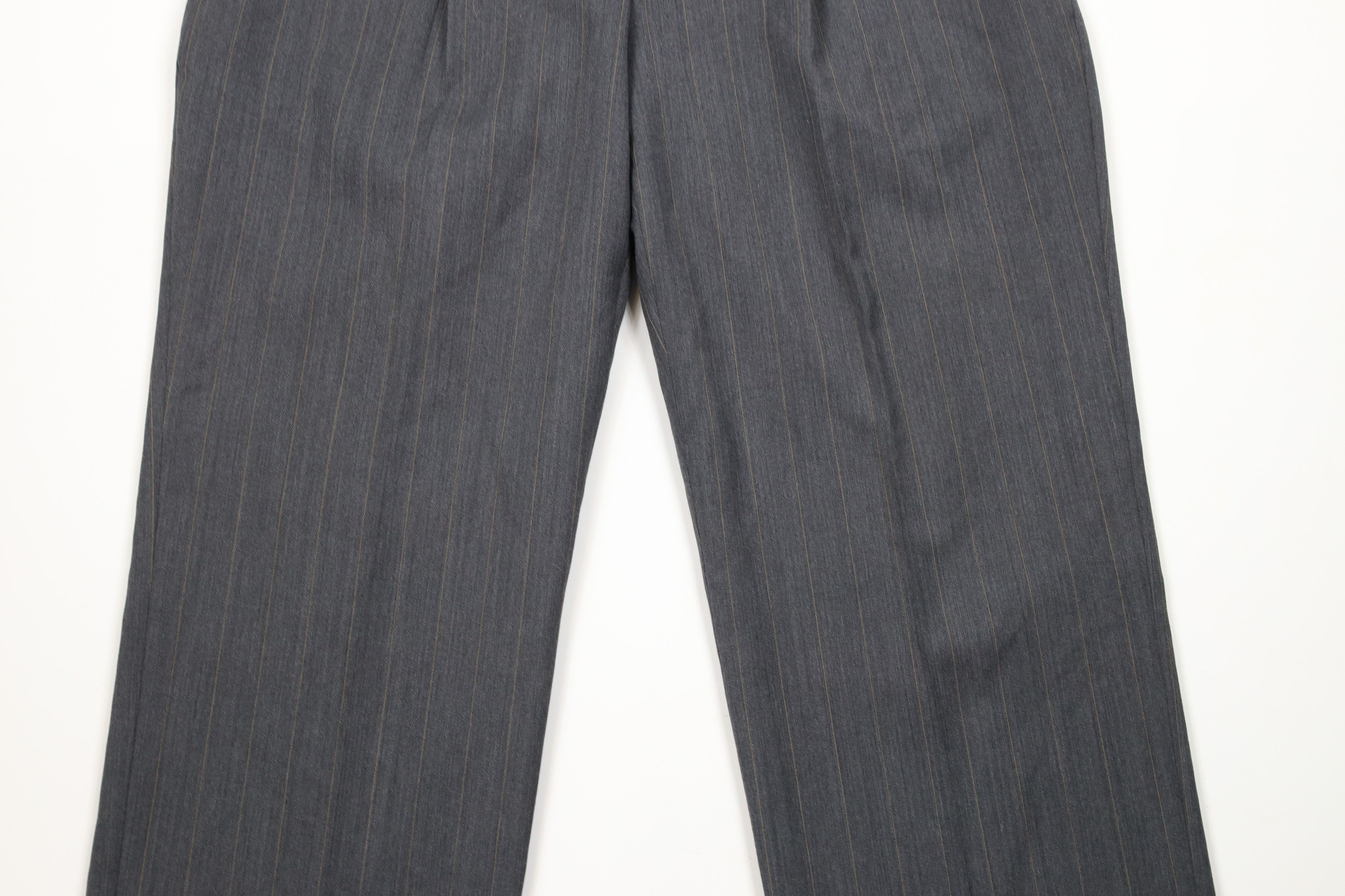 Vintage Vintage 90s Streetwear Worsted Wool Wide Leg Chino Pants Size US 38 / EU 54 - 3 Thumbnail