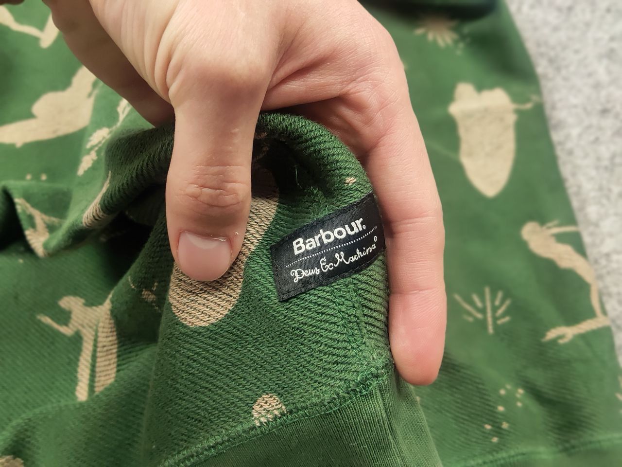 Barbour Barbour South Shields Deus Ex Machina reversible sweatshirt Size US L / EU 52-54 / 3 - 13 Thumbnail
